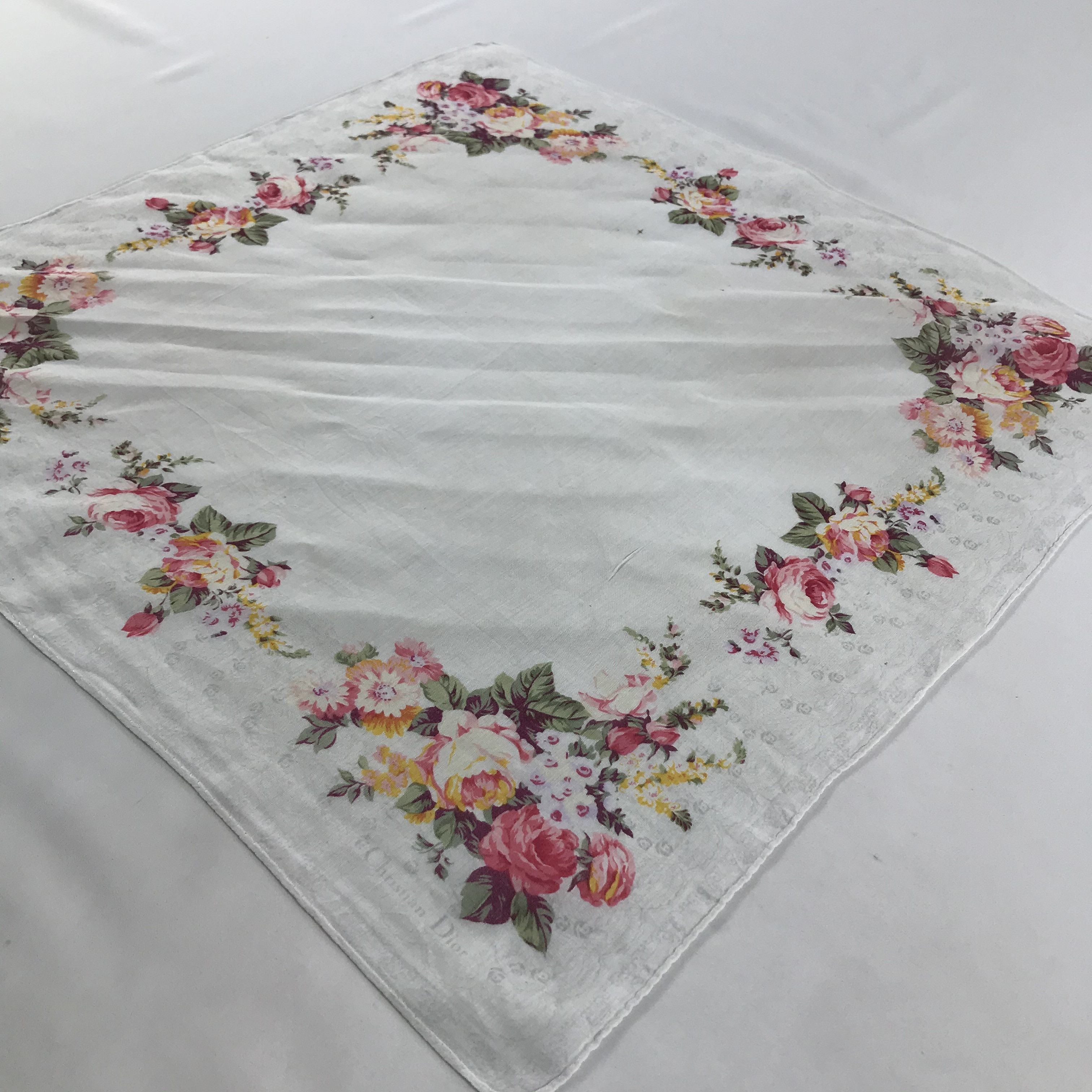 Christian Dior Monsieur × Vintage Christian Dior Bandana / Handkerchief / Neckerchief - S1312 Size ONE SIZE - 2 Thumbnail