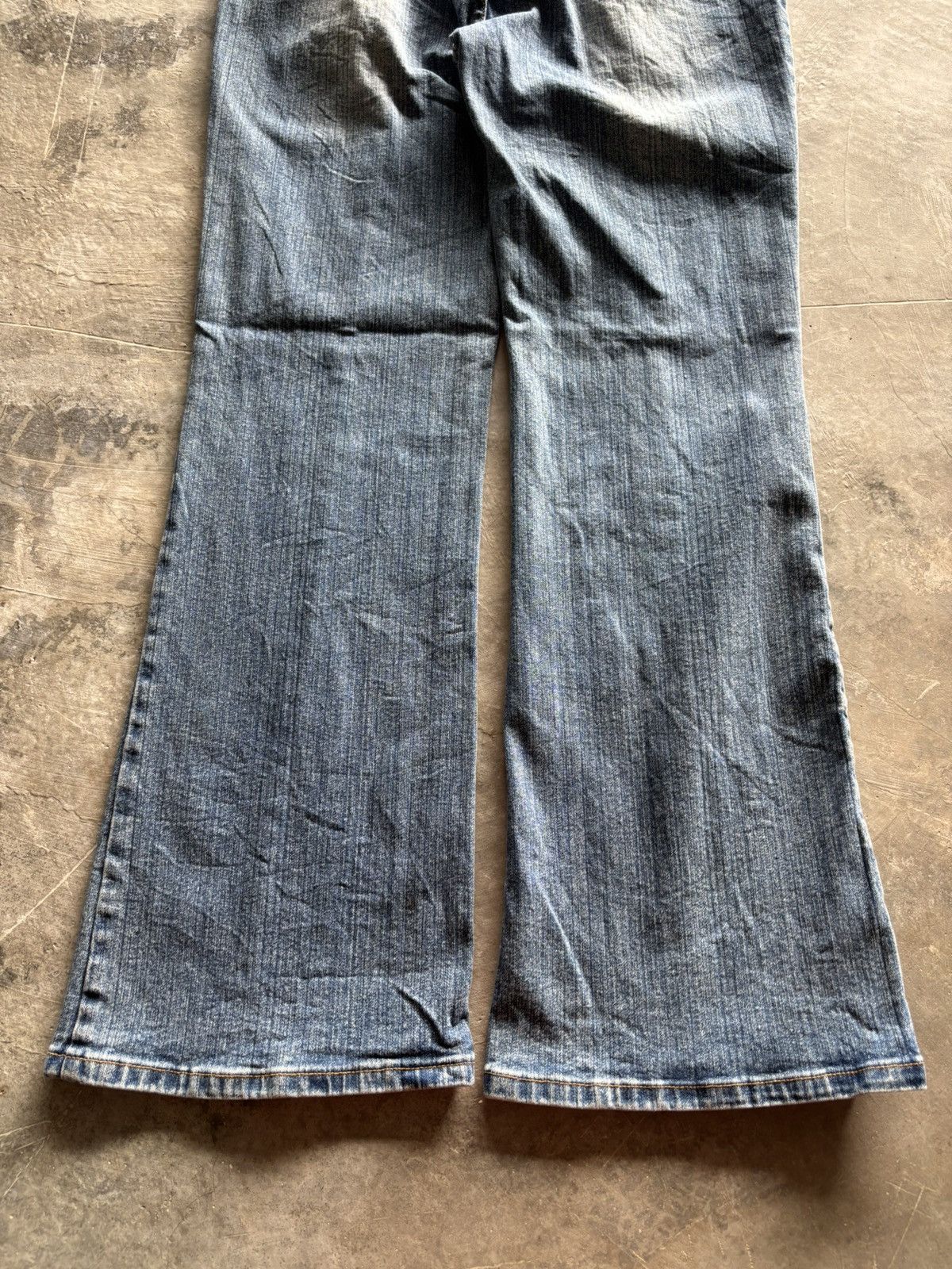 20471120 × Hysteric Glamour × Japanese Brand flare y2k R4R jeans rave style bootcut panelled cyber Size US 31 - 12 Thumbnail