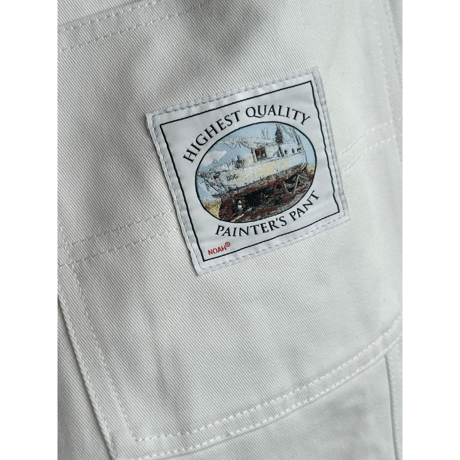Adidas Adidas Mens Noah Painter Pants 'White' - GS1390 Size S - New Size US 26 / EU 42 - 10 Thumbnail