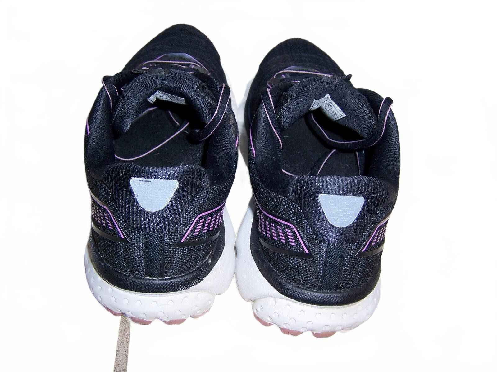 Brooks Brooks Ghost 12 Women's Road-Running Shoes US8 Black/Purple Size US 8 / IT 38 - 4 Thumbnail