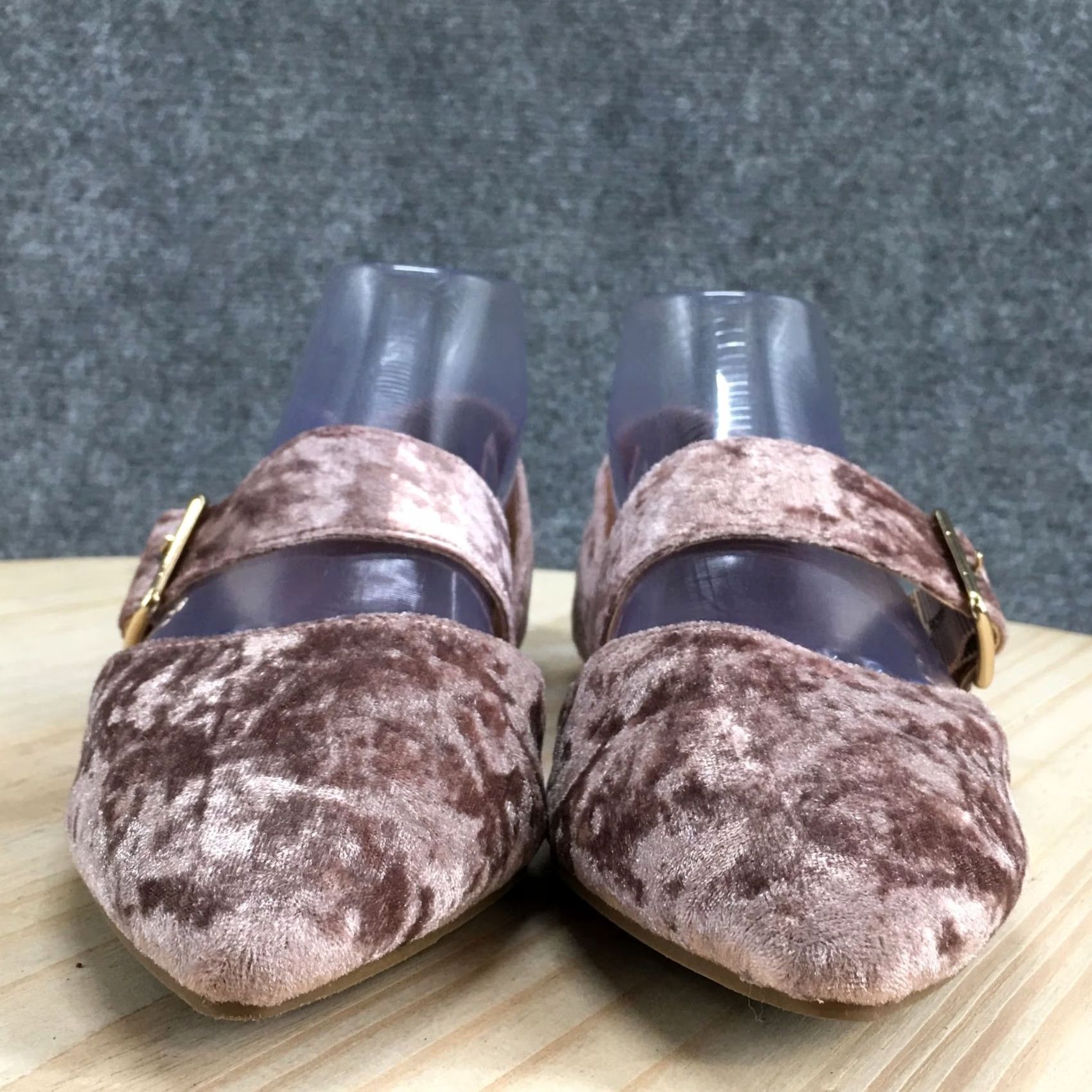 Vintage American Eagles Womens Mary Jane Comfort Pink Fabric Buckle Straps Shoes Size ONE SIZE - 6 Thumbnail