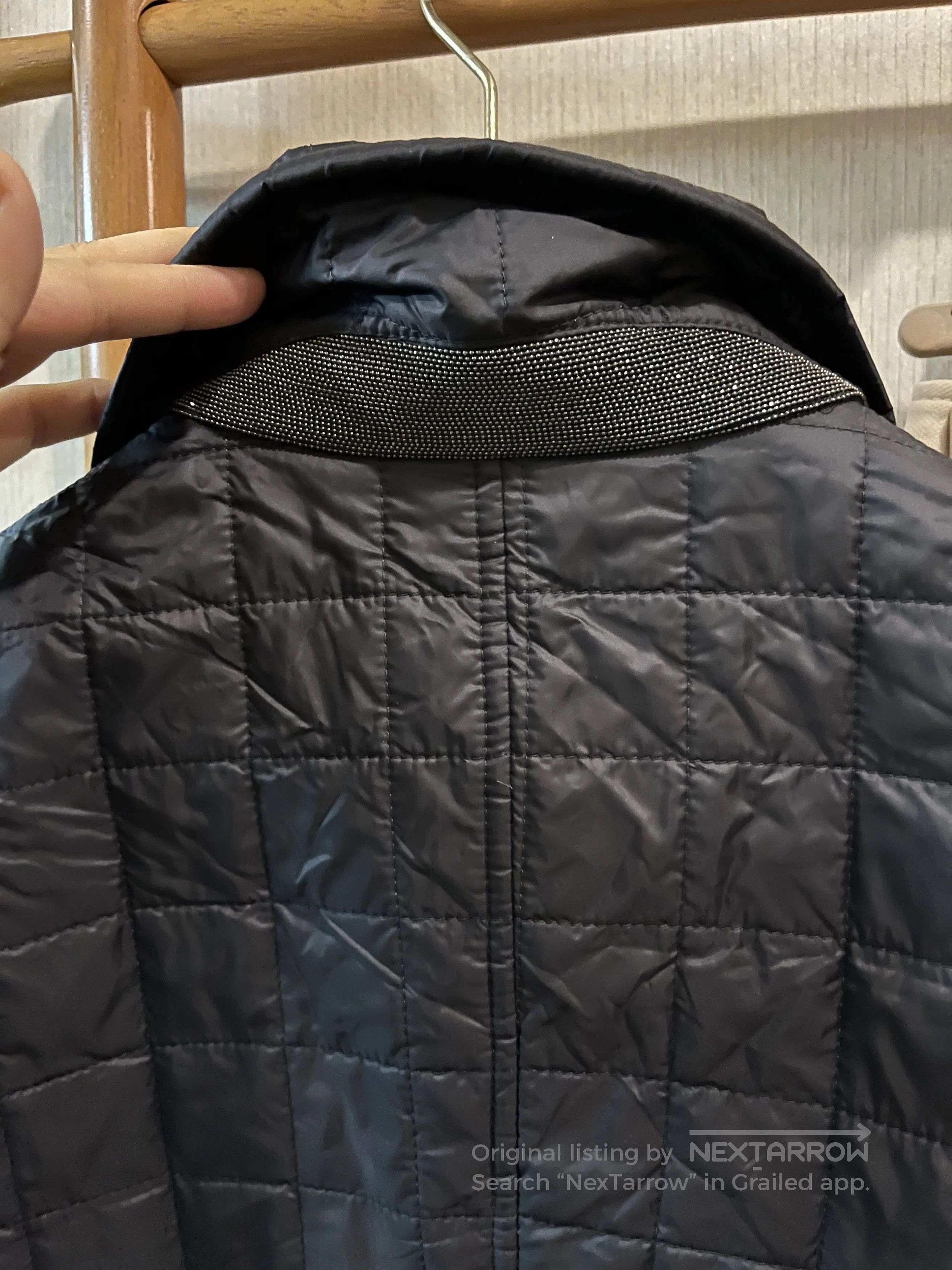 Brunello Cucinelli Brunello Cucinelli Quilted Cotton Short Jacket. Size US M / EU 48-50 / 2 - 4 Thumbnail