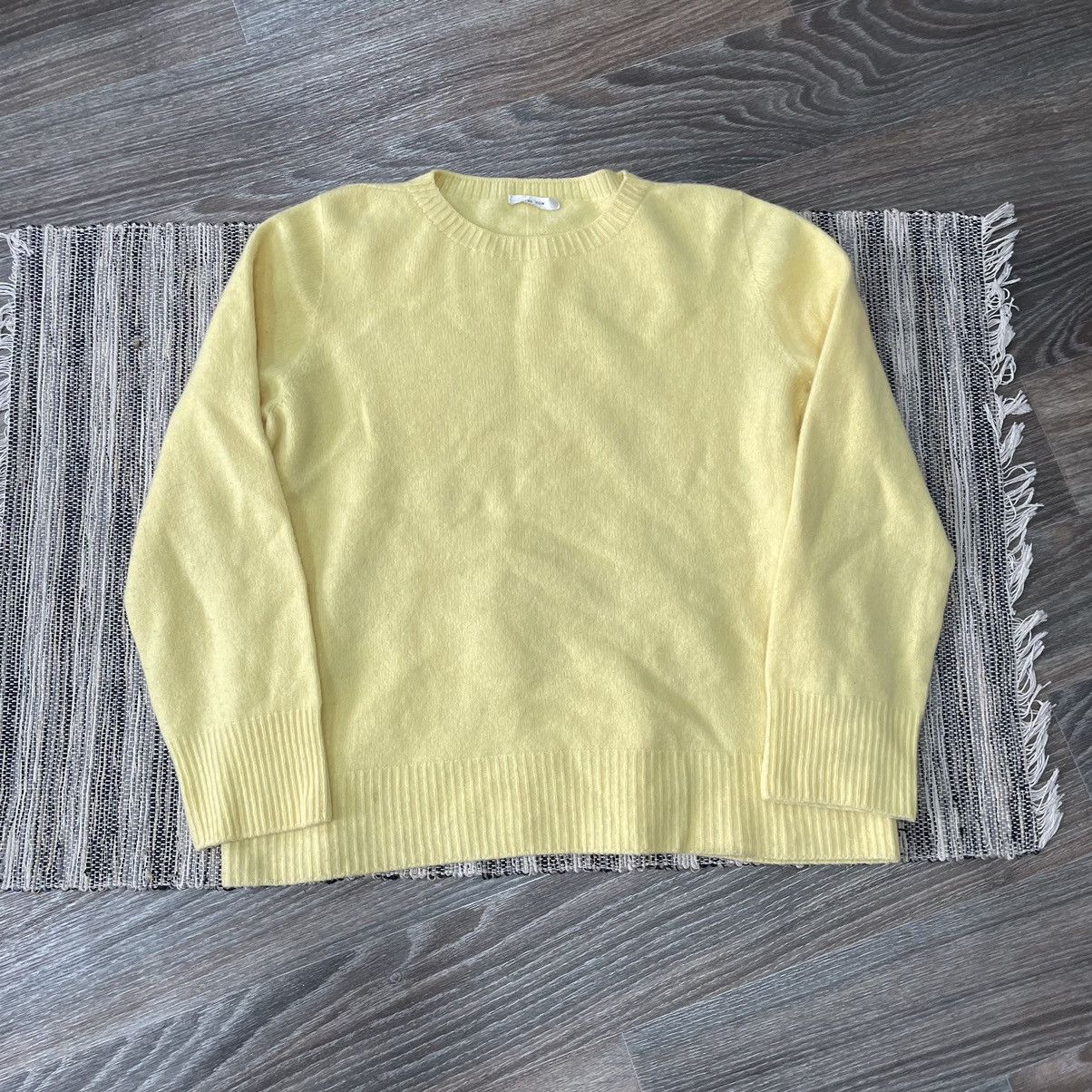 image of If Six Was Nine Rrp 2K$ The Row Sweater Cardigan Old Money Mercer Luxury in Yellow, Women's (Size X