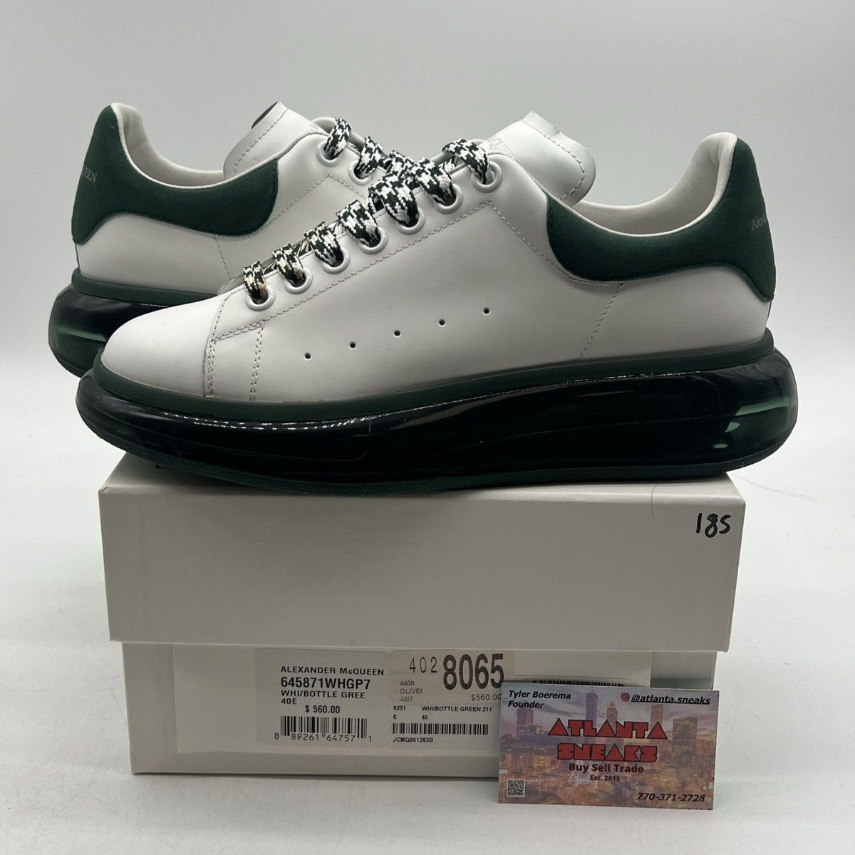 Alexander McQueen Alexander McQueen white bottle green Size US 7 / EU 40 - 1 Thumbnail