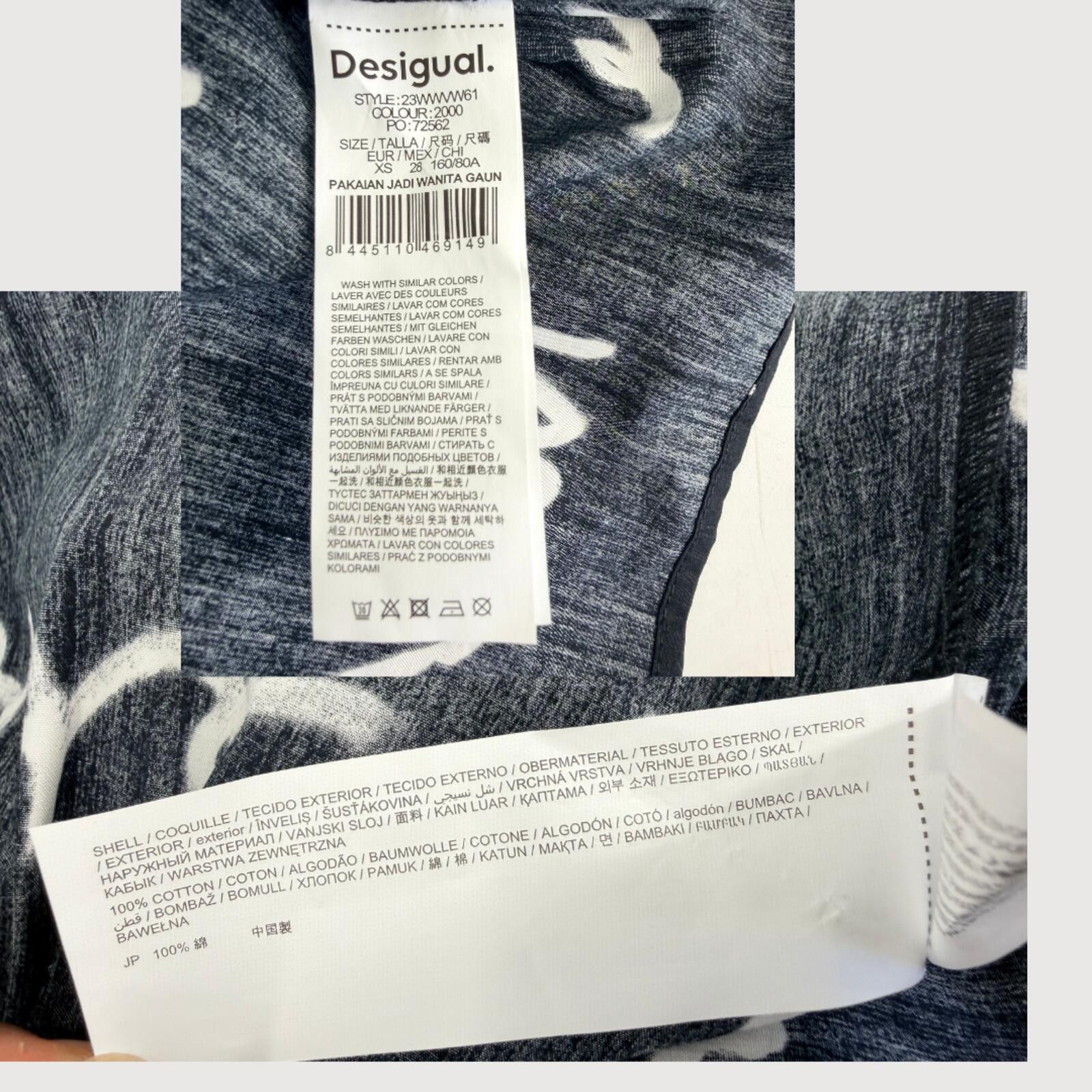 Desigual Desigual Salton Message Tunic Dress XS NWT Size XS / US 0-2 / IT 36-38 - 5 Thumbnail