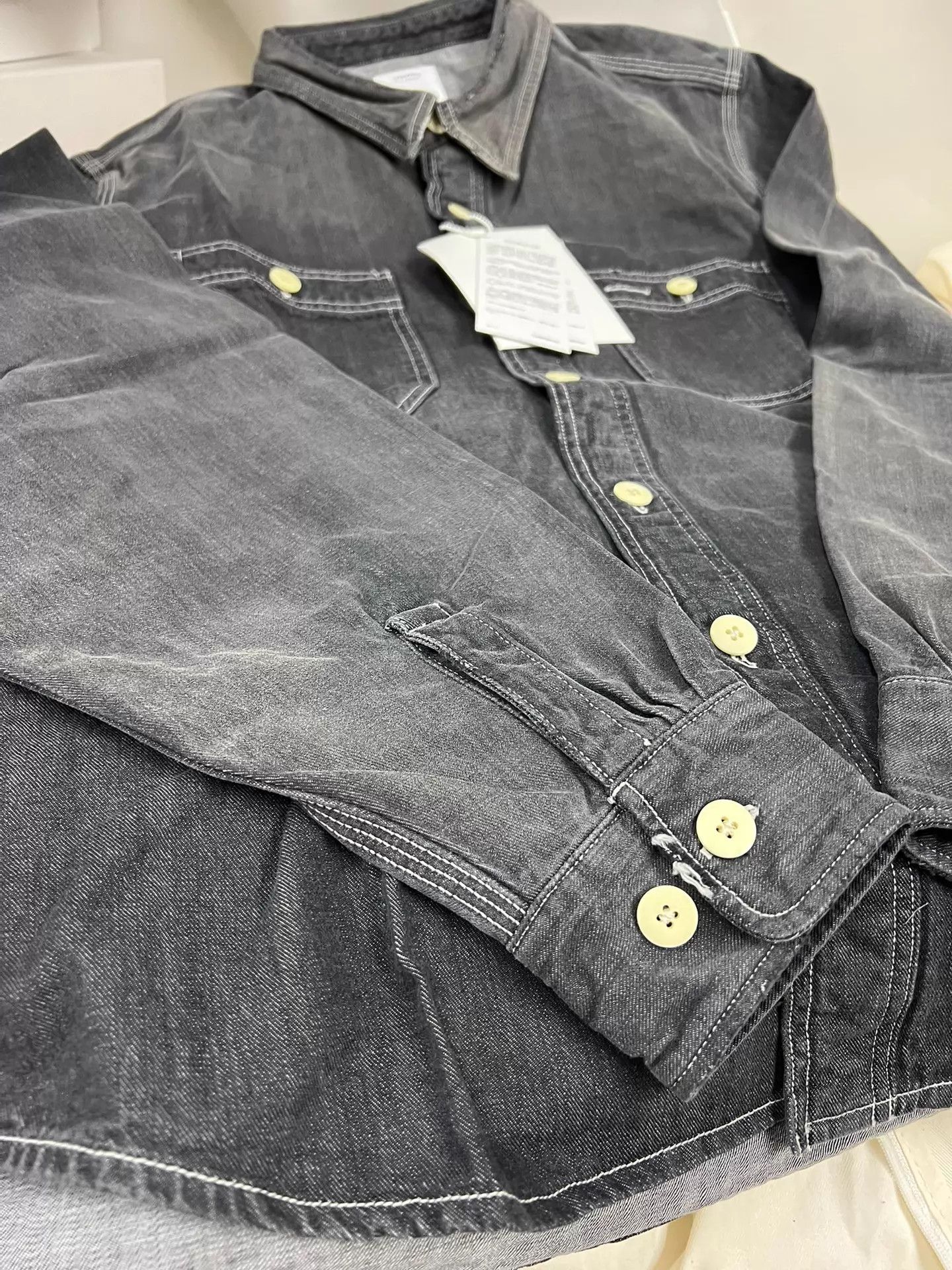 Visvim VISVIM 26SS LARRIKAN CRASH SHIRT BLACK Size US S / EU 44-46 / 1 - 3 Thumbnail