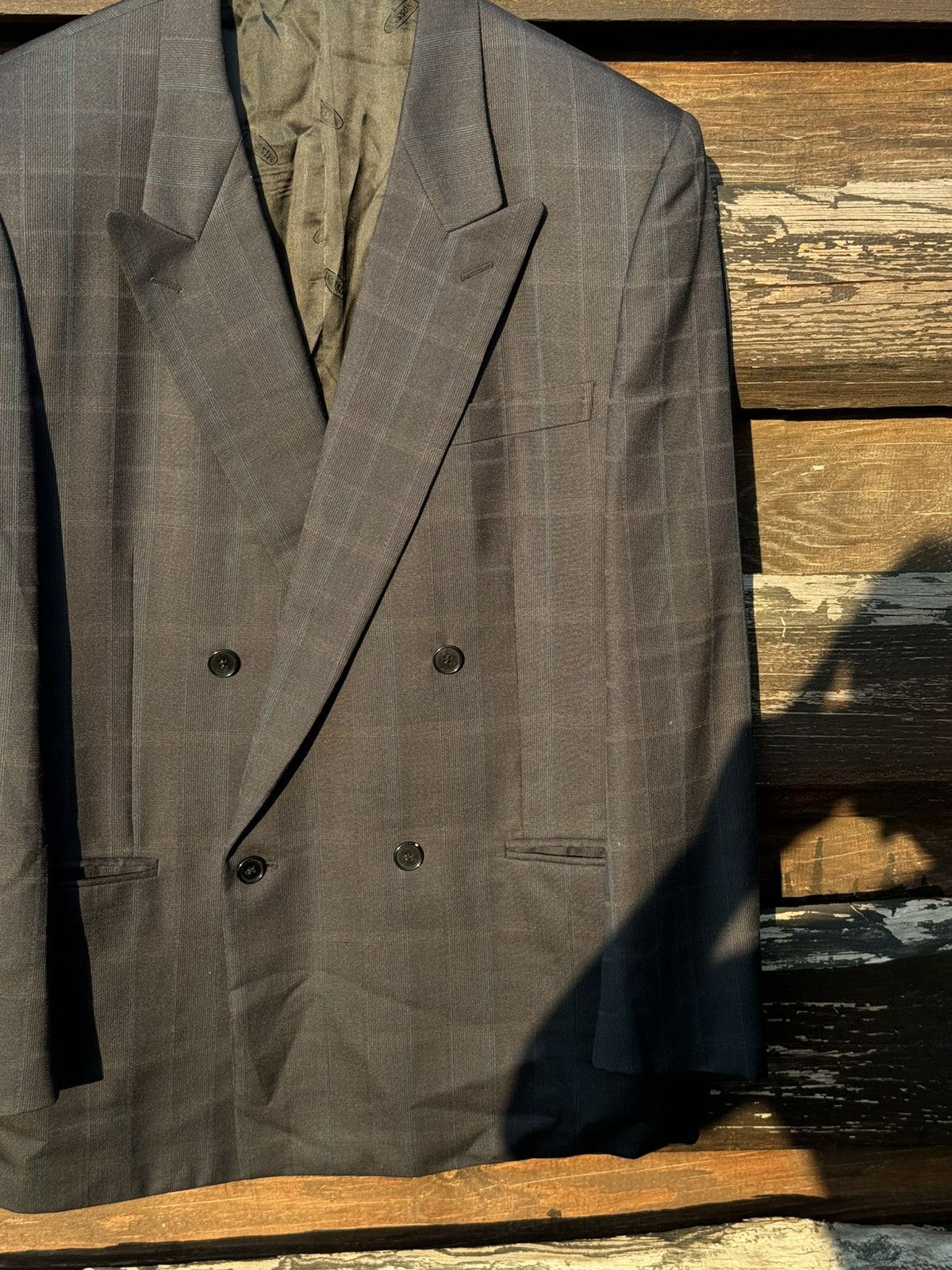 Missoni Missoni Uomo Gray Double Breasted Blazer Lin and wool Size 40R - 5 Thumbnail