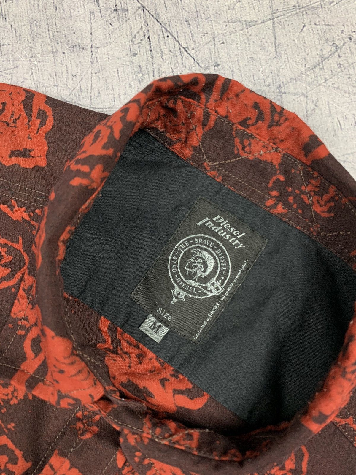 Diesel Vintage Y2K Diesel Industry Roses Shirt Avant Garde Size US M / EU 48-50 / 2 - 4 Thumbnail