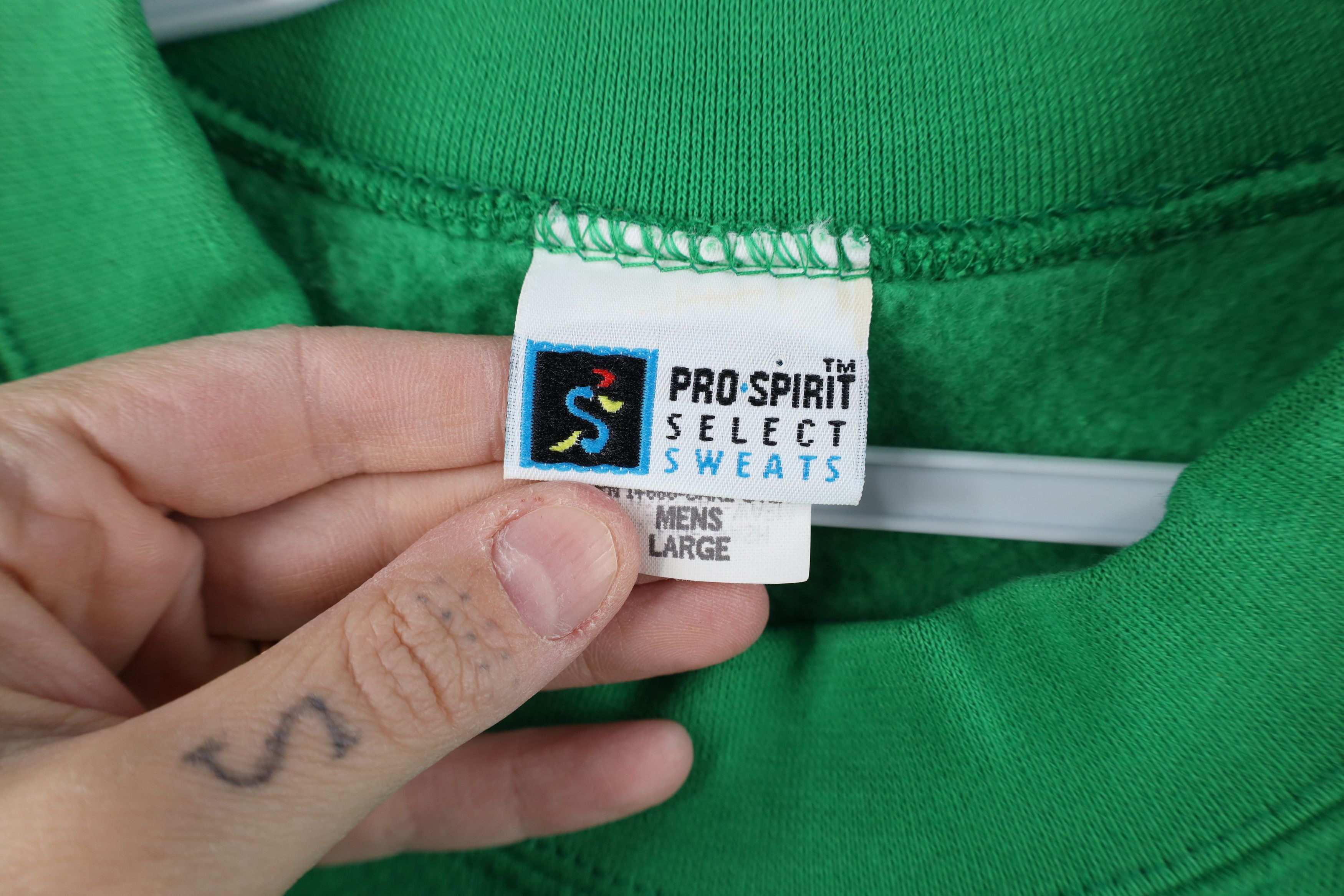 Vintage Vintage 90s Streetwear Crewneck Sweatshirt Kelly Green USA Size US L / EU 52-54 / 3 - 6 Thumbnail