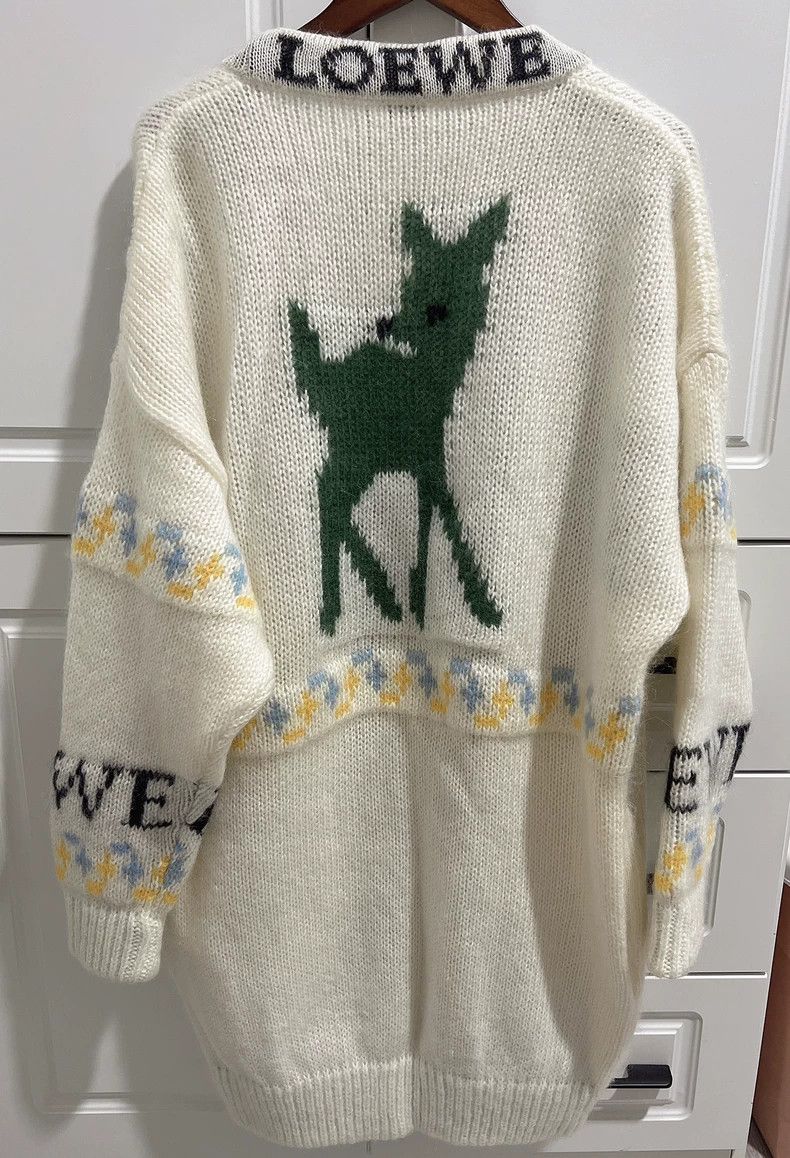 Loewe LOEWE Deer mohair cardigan coat Size XS / US 0-2 / IT 36-38 - 4 Thumbnail