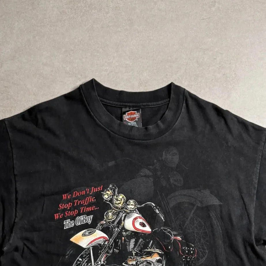 Harley Davidson Vintage Harley Davidson Black T-shirt - M Size US M / EU 48-50 / 2 - 3 Thumbnail