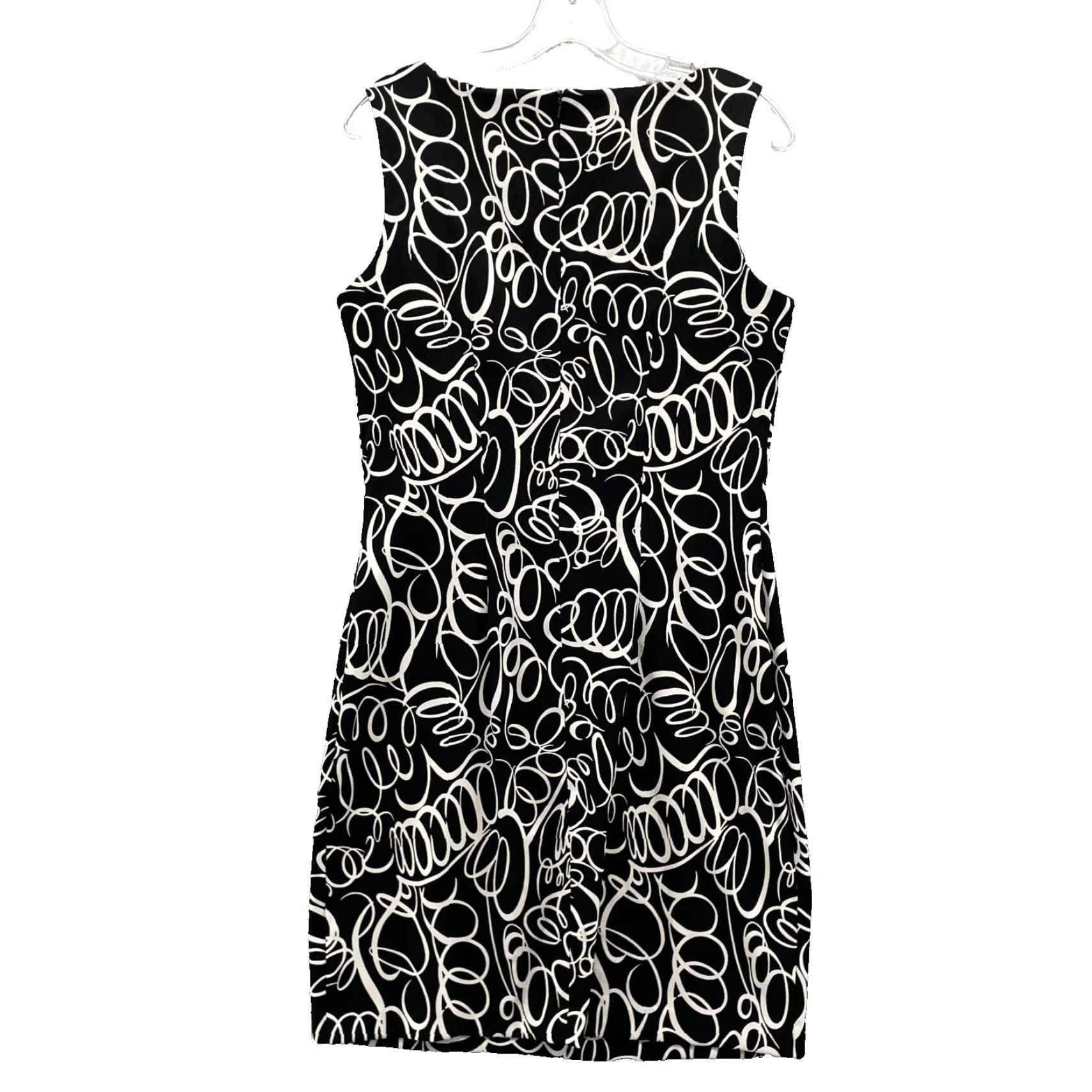 Vintage VINTAGE AGB Dress Womens 8 Boat Neck Loops Corpcore Business Cocktail Classic 90's Chic Shirt Size M / US 6-8 / IT 42-44 - 5 Thumbnail