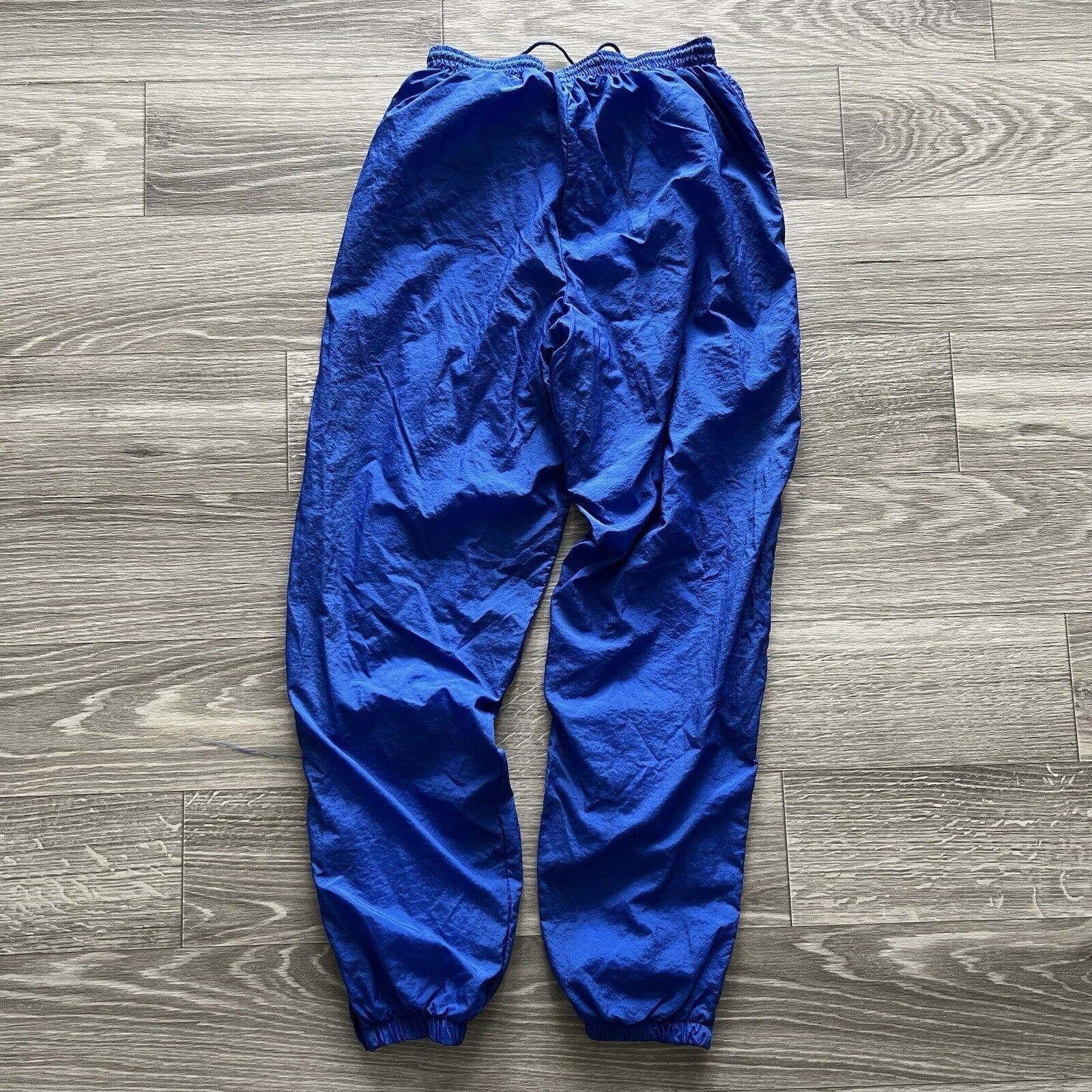 Nike Blue 90s Nike Nylon Baggy Track Pants Mens Medium Size US 30 / EU 46 - 6 Thumbnail