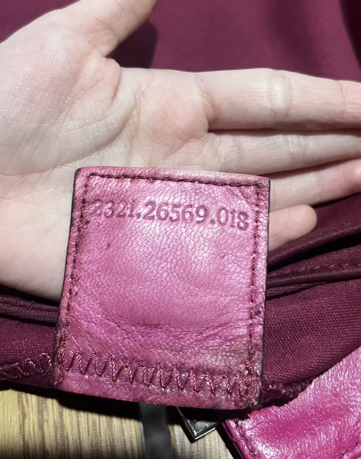 Fendi Authentic FENDI Mamma Baguette Shoulder Bag Red Maroon Size ONE SIZE - 12 Thumbnail