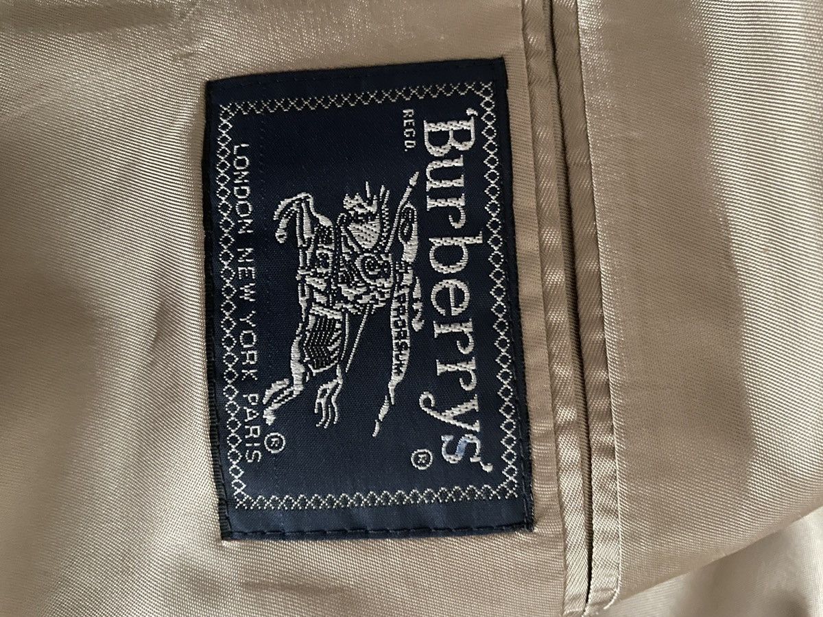 Burberry Burberry Plaid Notch-Lapel Blazer Size 40L - 10 Thumbnail