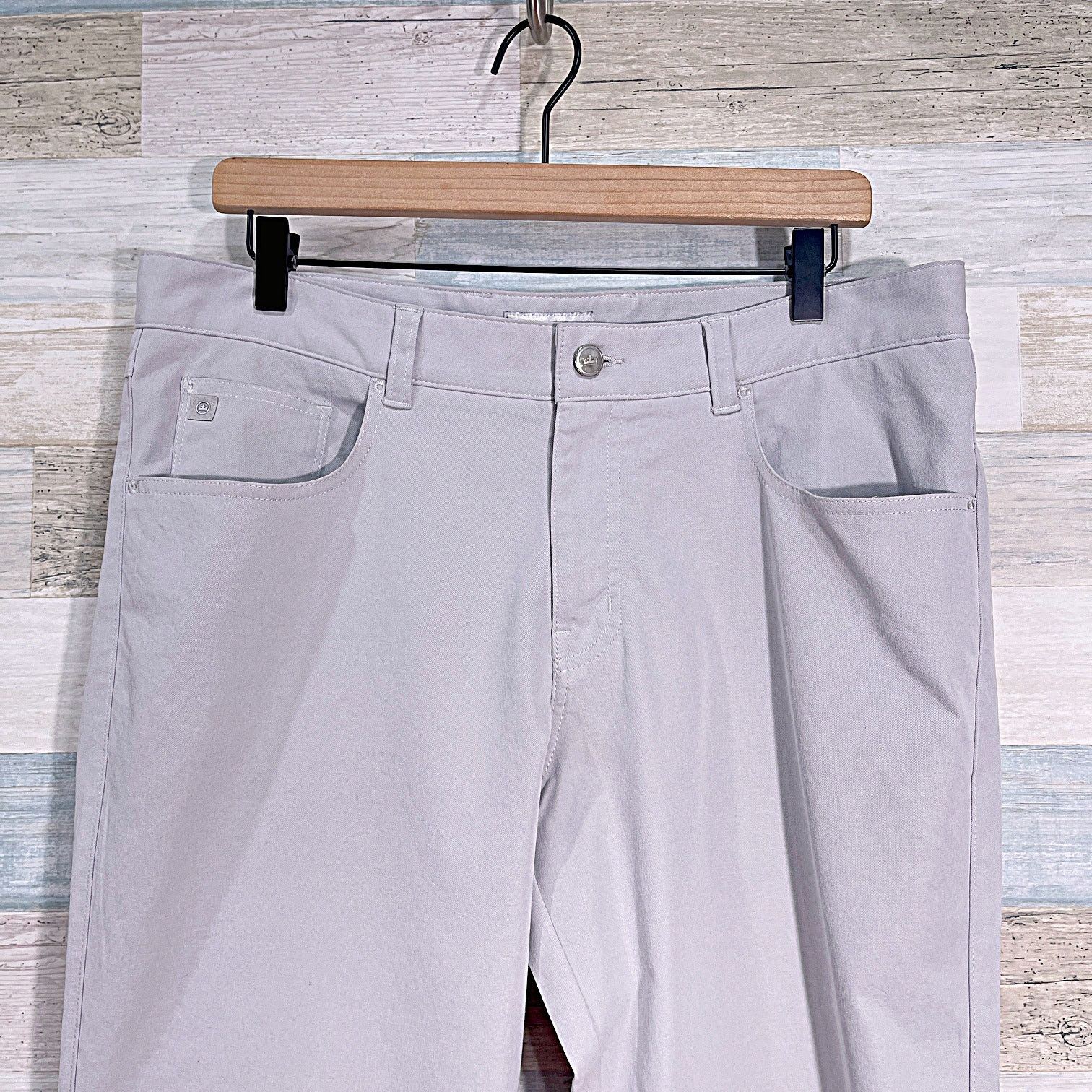 Peter Millar Peter Millar EB66 Performance Pants British Gray Mens 34x30 Size US 34 / EU 50 - 3 Thumbnail