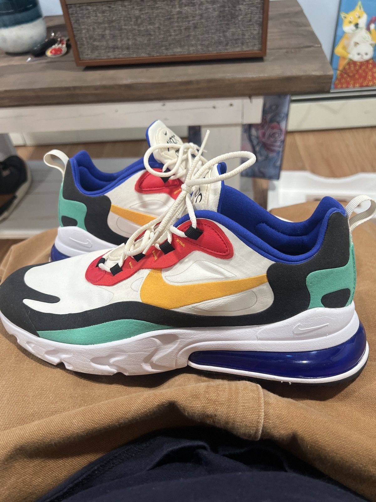 Nike Nike Air Max 270 React “Bauhaus” Size US 12 / EU 45 - 5 Thumbnail