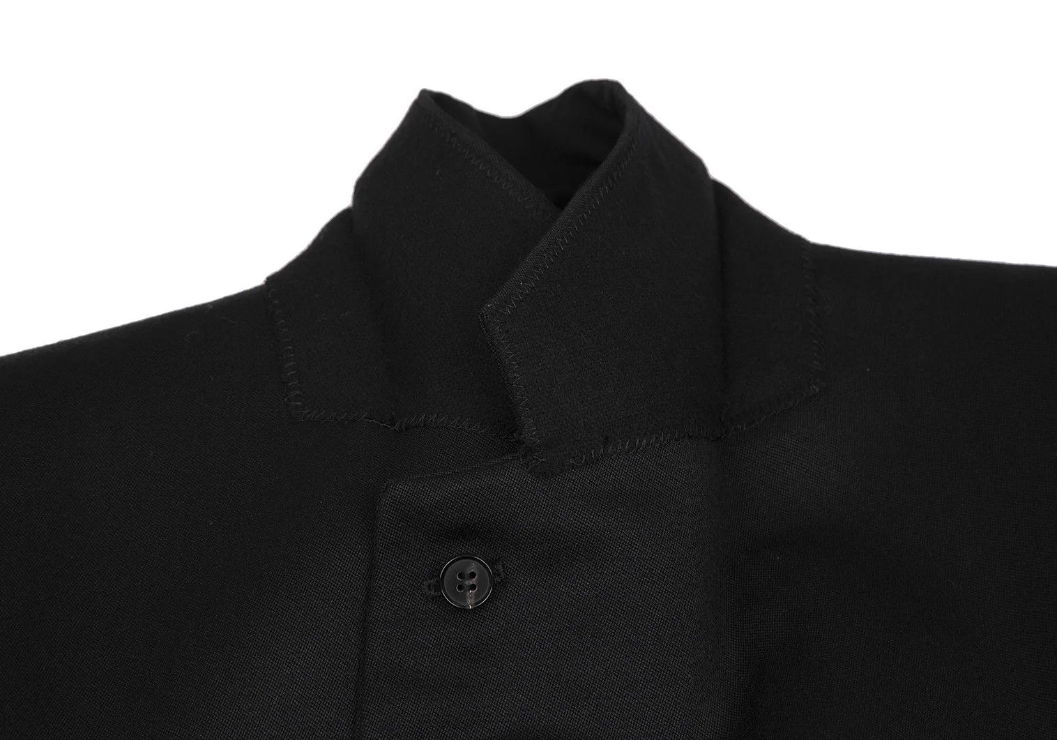 Comme des Garcons Homme Plus Two-tone Wool Flap Pocket Jacket in Black and Red, XS Size US XS / EU 42 / 0 - 3 Thumbnail