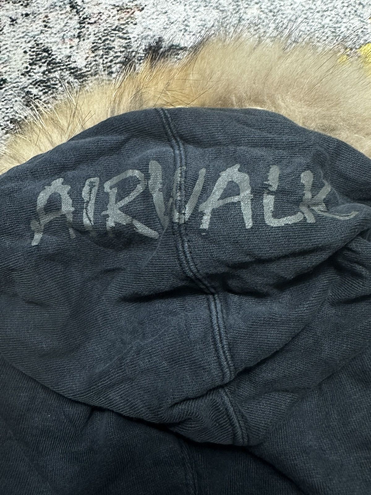 Beauty Beast CRAZY FADED FUR HOODIE AIRWALK POEM IFSIXWASNINE PUNK STYLE Size US L / EU 52-54 / 3 - 4 Thumbnail