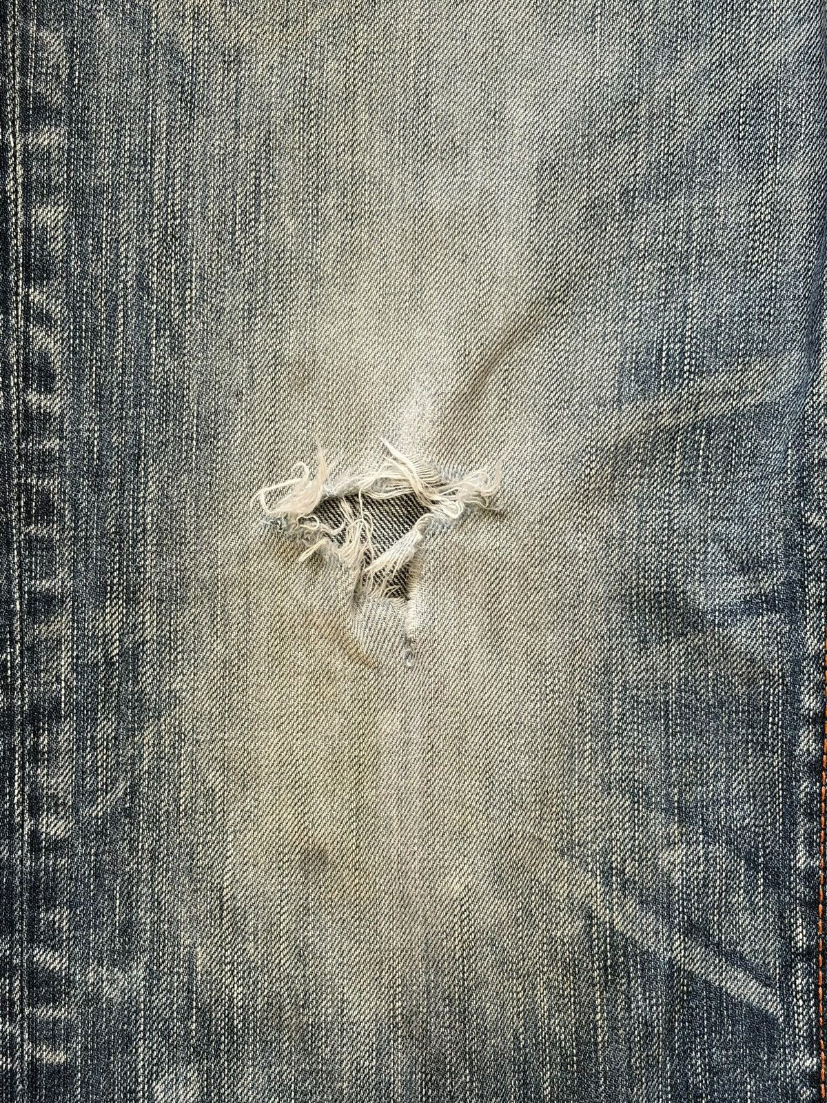 Edwin Vintage Edwin 503 Faded Wash Distress Bootcut Jeans Size 29" - 3 Thumbnail