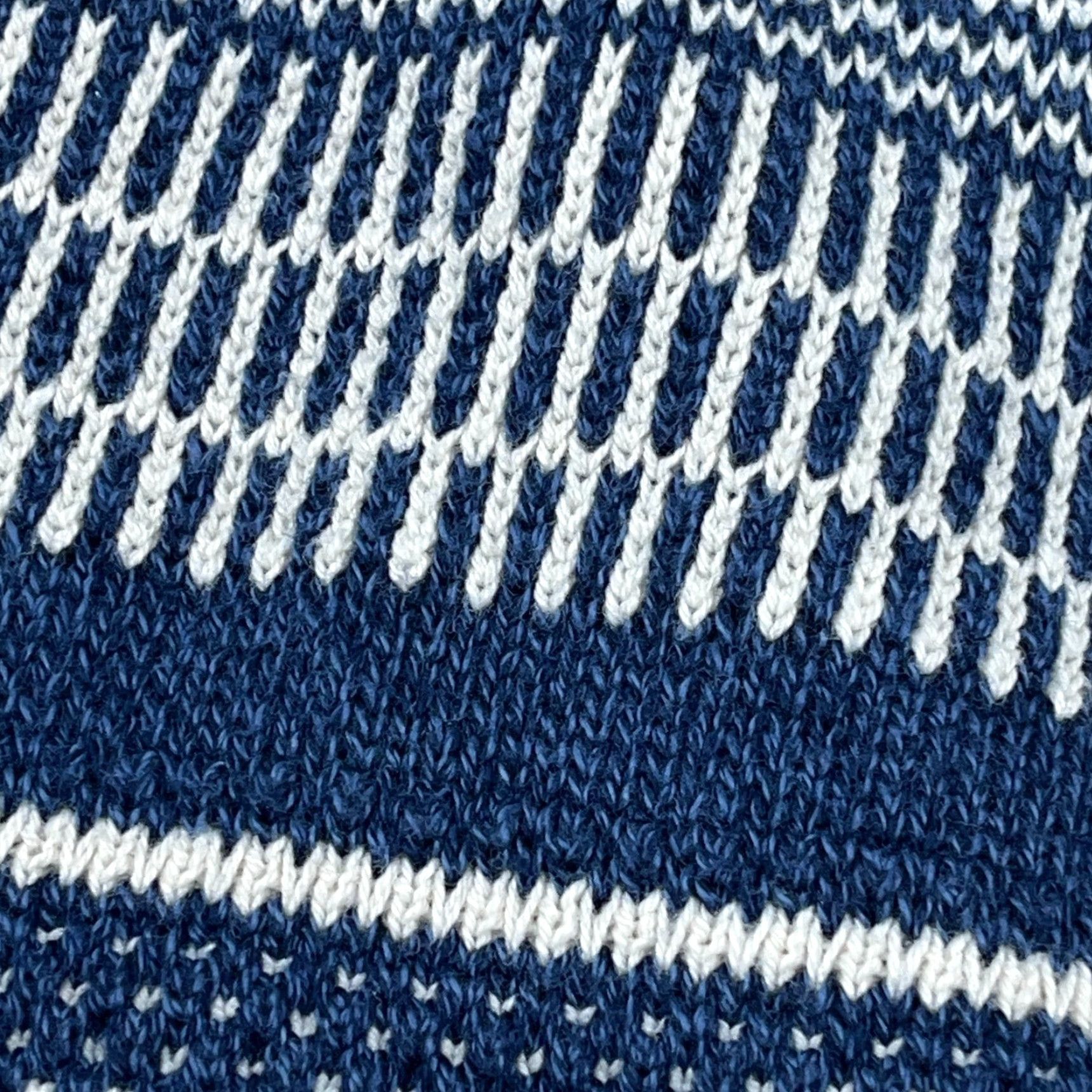 Jantzen VINTAGE Jantzen Sweater Men L Blue Crew Neck Heavy Knit Textured 80s 90s Cosby USA Grunge Streetwear Golf Mens Size US L / EU 52-54 / 3 - 5 Thumbnail