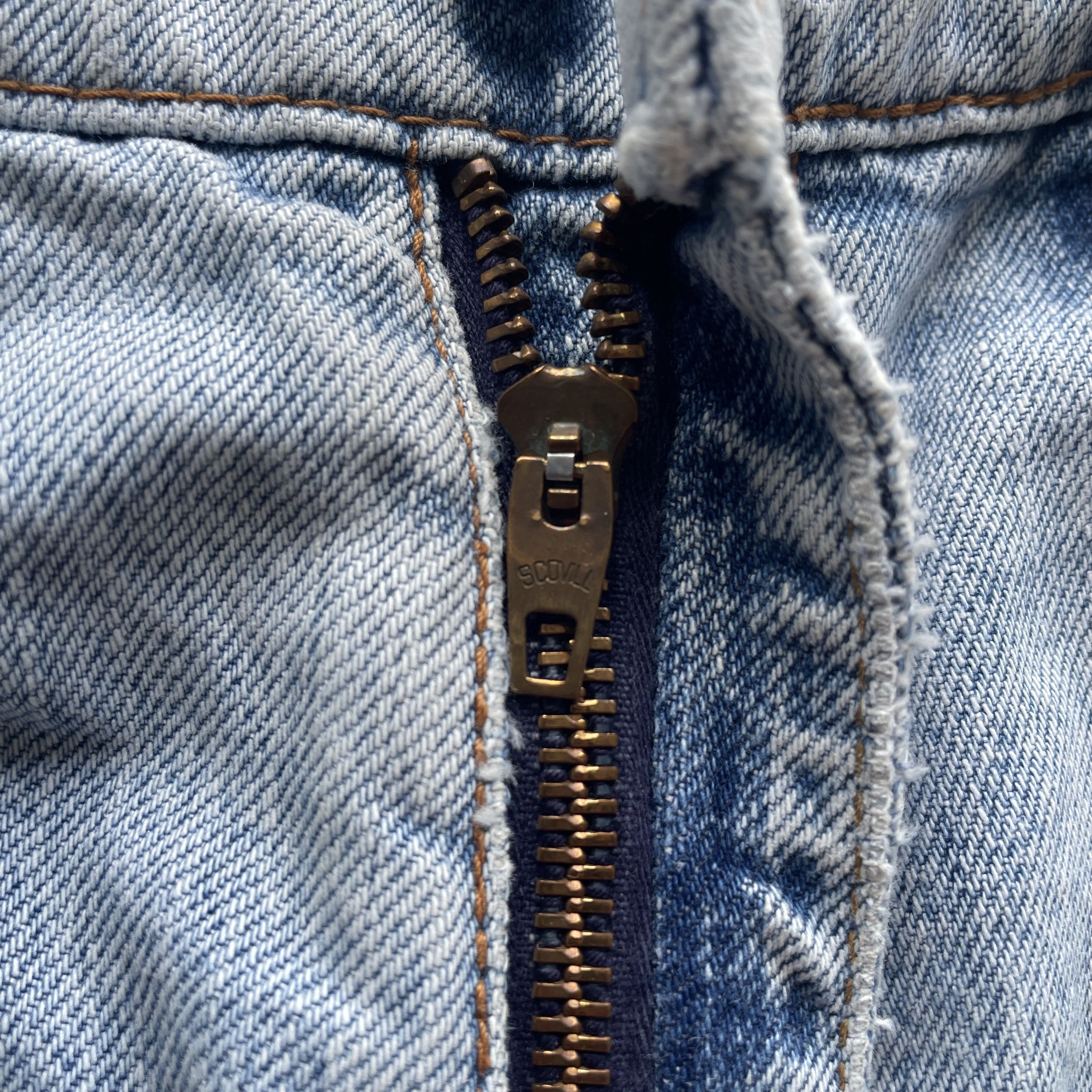 Japanese Brand W31 VINTAGE JAPANESE WASH DENIM FADED DISTRESSED JEANS PANTS Size US 31 - 7 Thumbnail