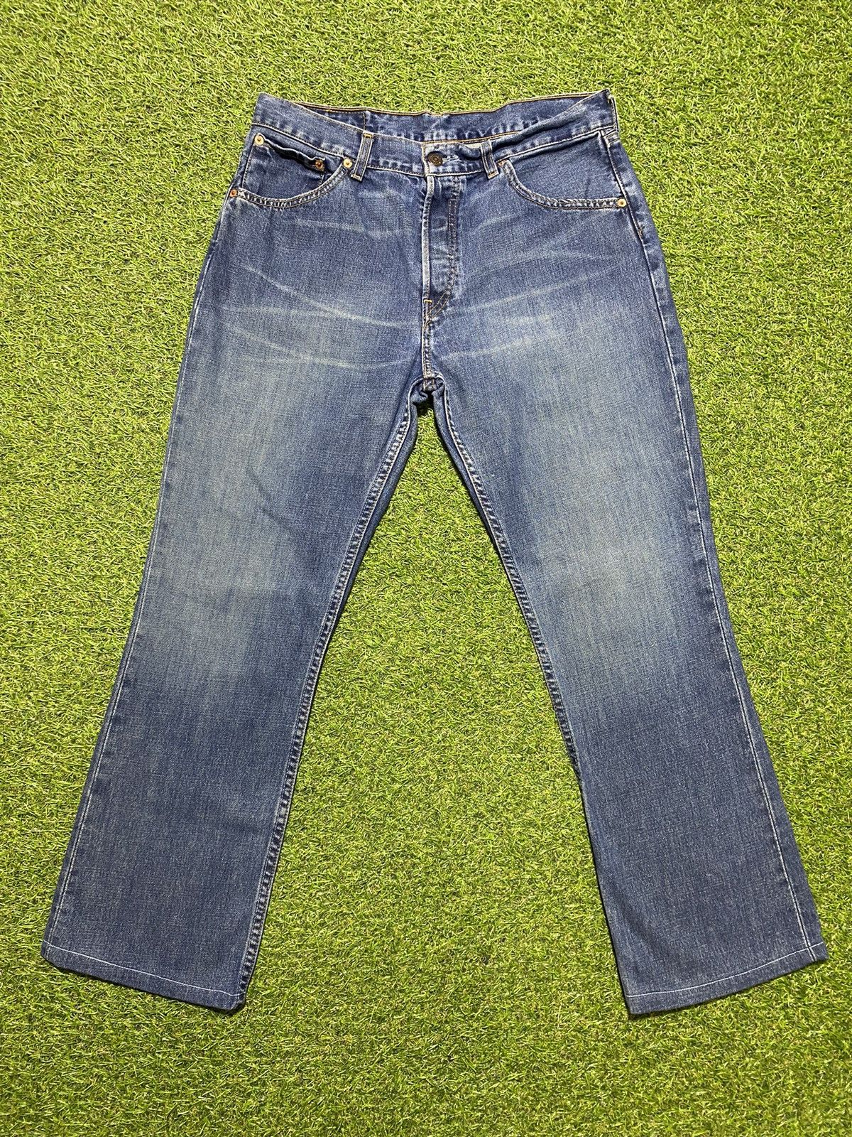 Levi's Vintage 90s Levi’s 535 jeans denim streetwear size 33x32 Size US 33 - 1 Thumbnail
