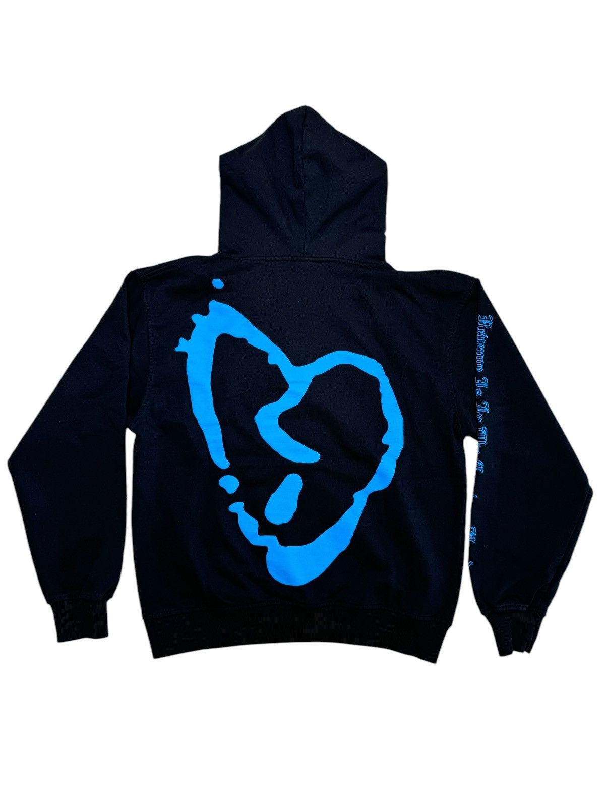 Revenge Revenge X Lightning Heartbreak Hoodie Black/Blue SIZE MEDIUM Size US M / EU 48-50 / 2 - 2 Thumbnail