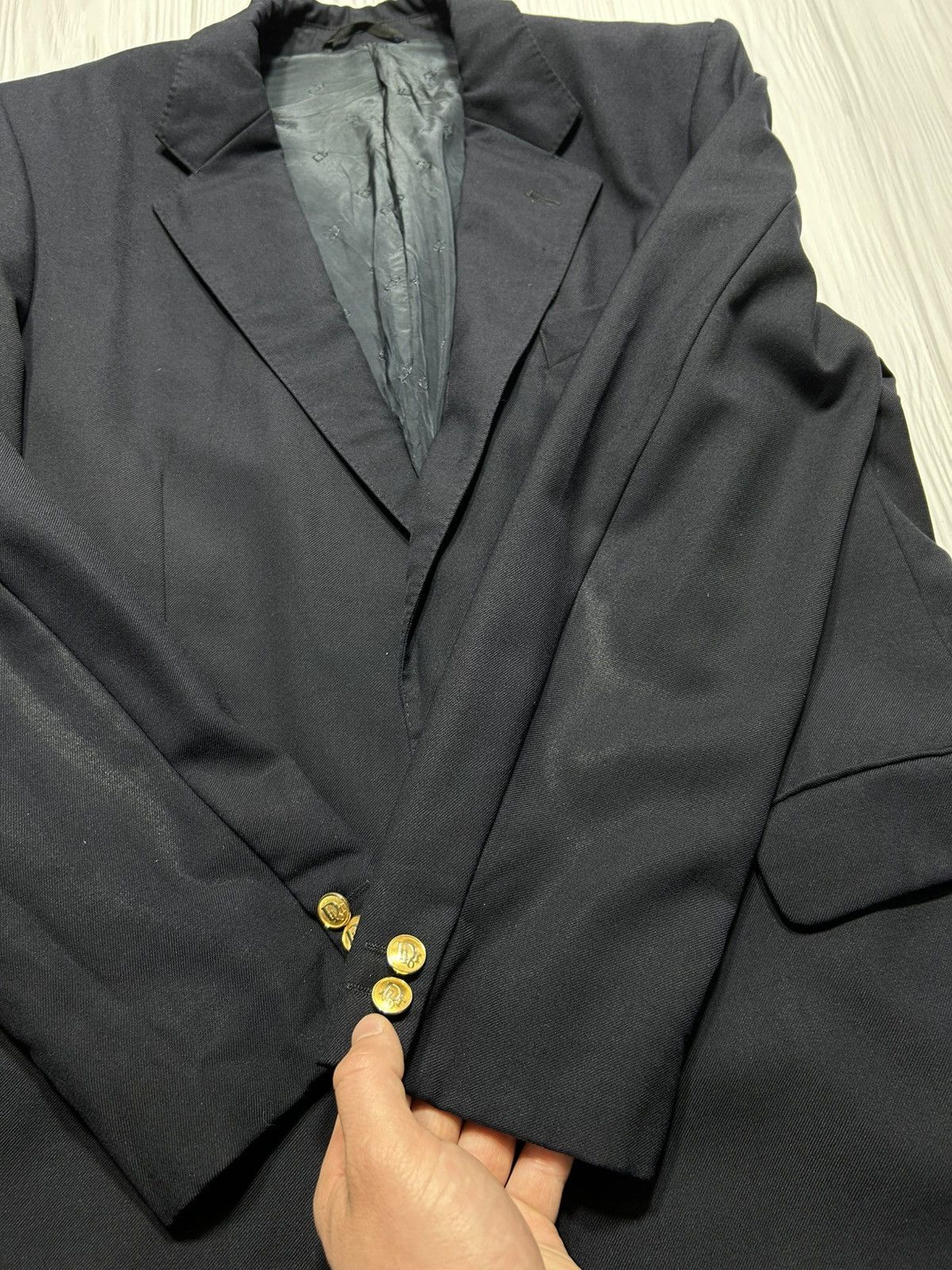 Christian Dior Monsieur Vintage Christian Dior Monsieur Blazer Jacket Size 44 Size 44R - 9 Thumbnail