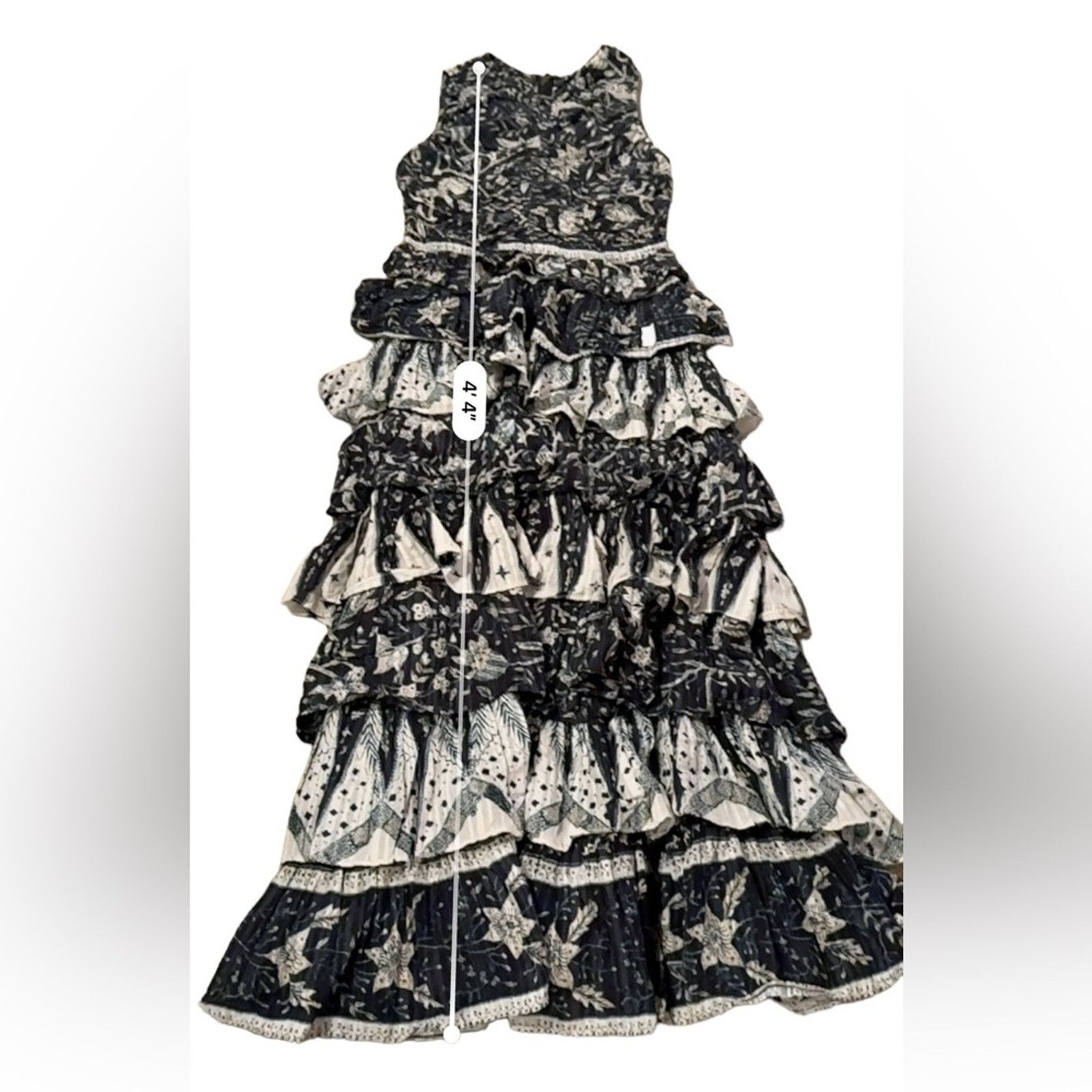 Ulla Johnson RTR Ulla Johnson Ariah Sleeveless Tiered Ruffle Midi Dress Size S / US 4 / IT 40 - 12 Thumbnail