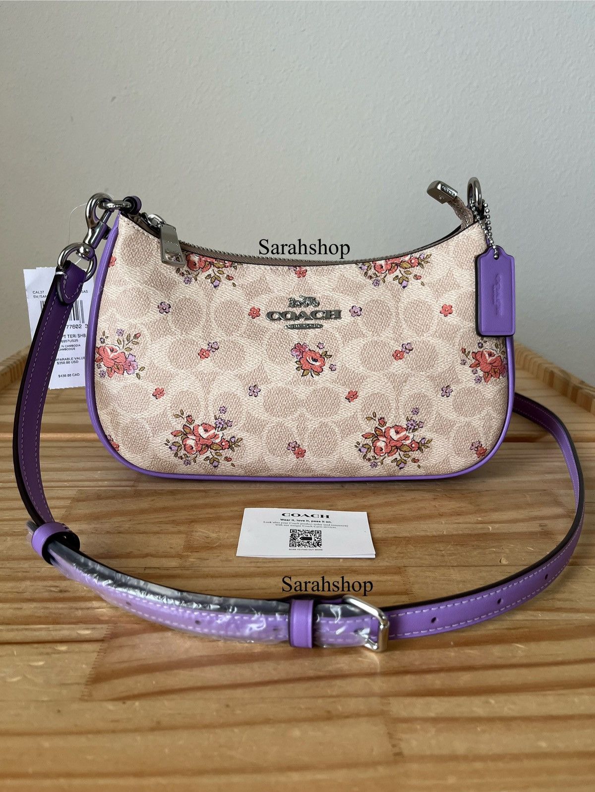 Coach Coach Teri Shoulder Bag In Signature Floral Printed Size ONE SIZE - 4 Thumbnail