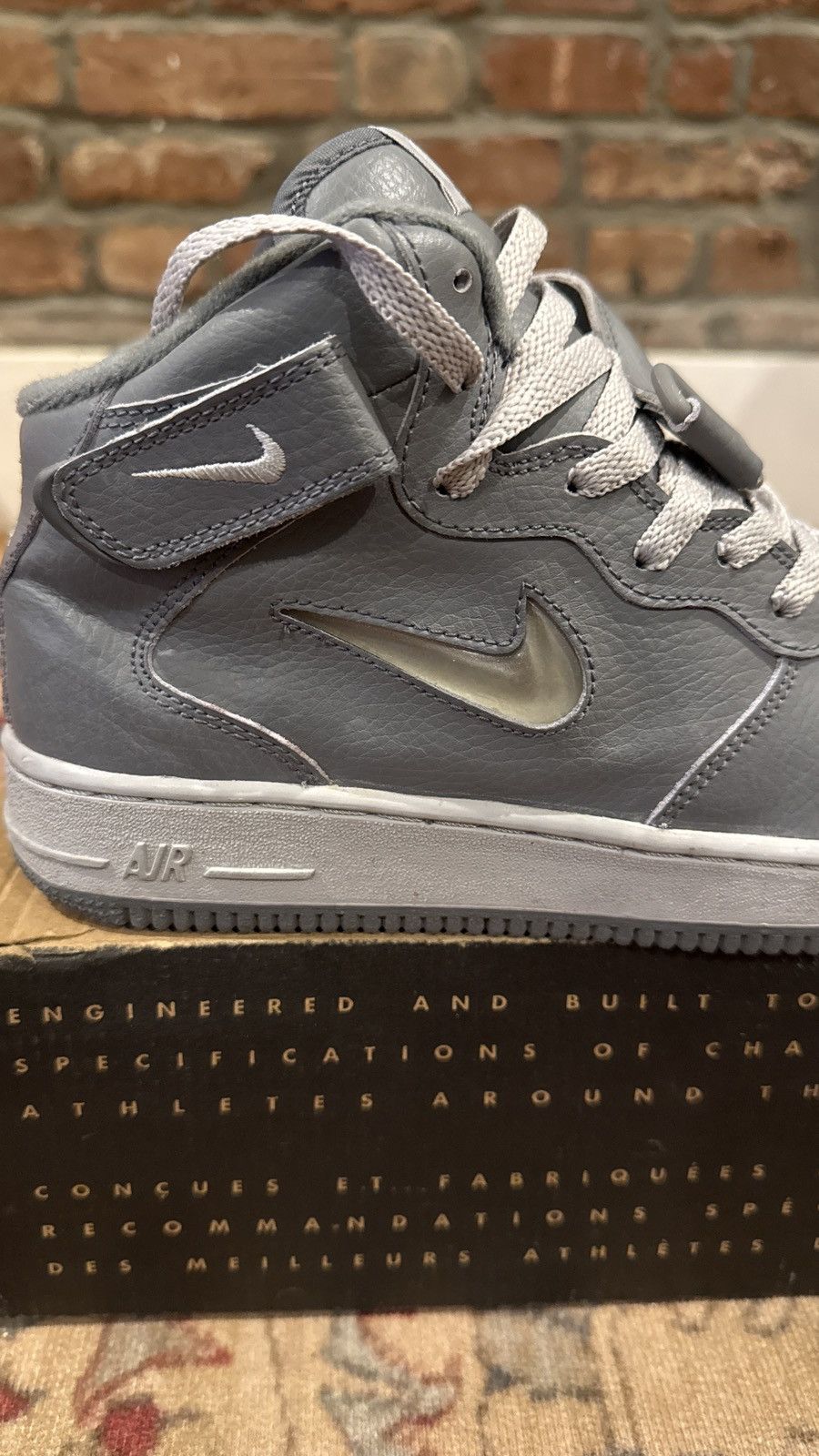 Nike Air Force 1 Mid SC BG “Jewel Cool Grey” OG Size 6 vintage Size US 6 / EU 39 - 5 Thumbnail