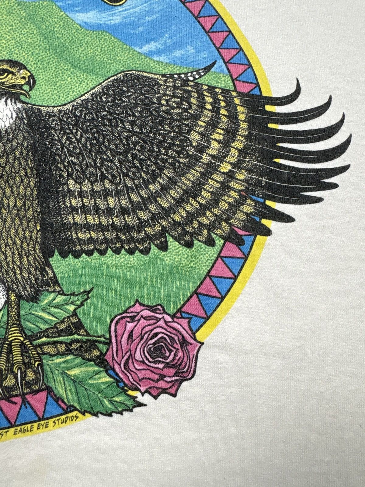 Band Tees Vintage 1984 Grateful Dead Eagle David Lundquist 90s T-Shirt Size US XL / EU 56 / 4 - 14 Thumbnail