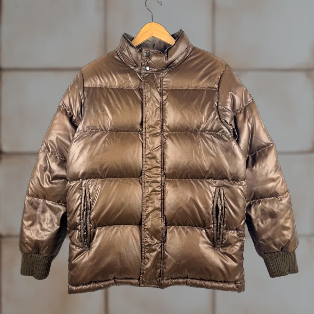 Lee VINTAGE Lee Union Made Medium Brown Down Filled Puffer Jacket Coat 90s Y2K M Brown Down Puffer 1990s Mens? Womens? Wait. Size US M / EU 48-50 / 2 - 1 Thumbnail