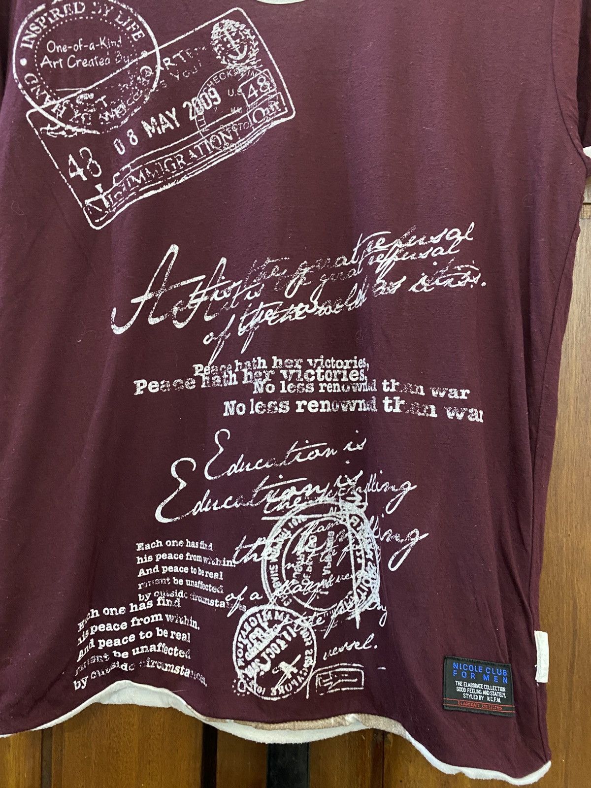 Hysteric Glamour Japanese Ncfm Revesible Tee Hysteric Beautybeast Size US M / EU 48-50 / 2 - 6 Thumbnail