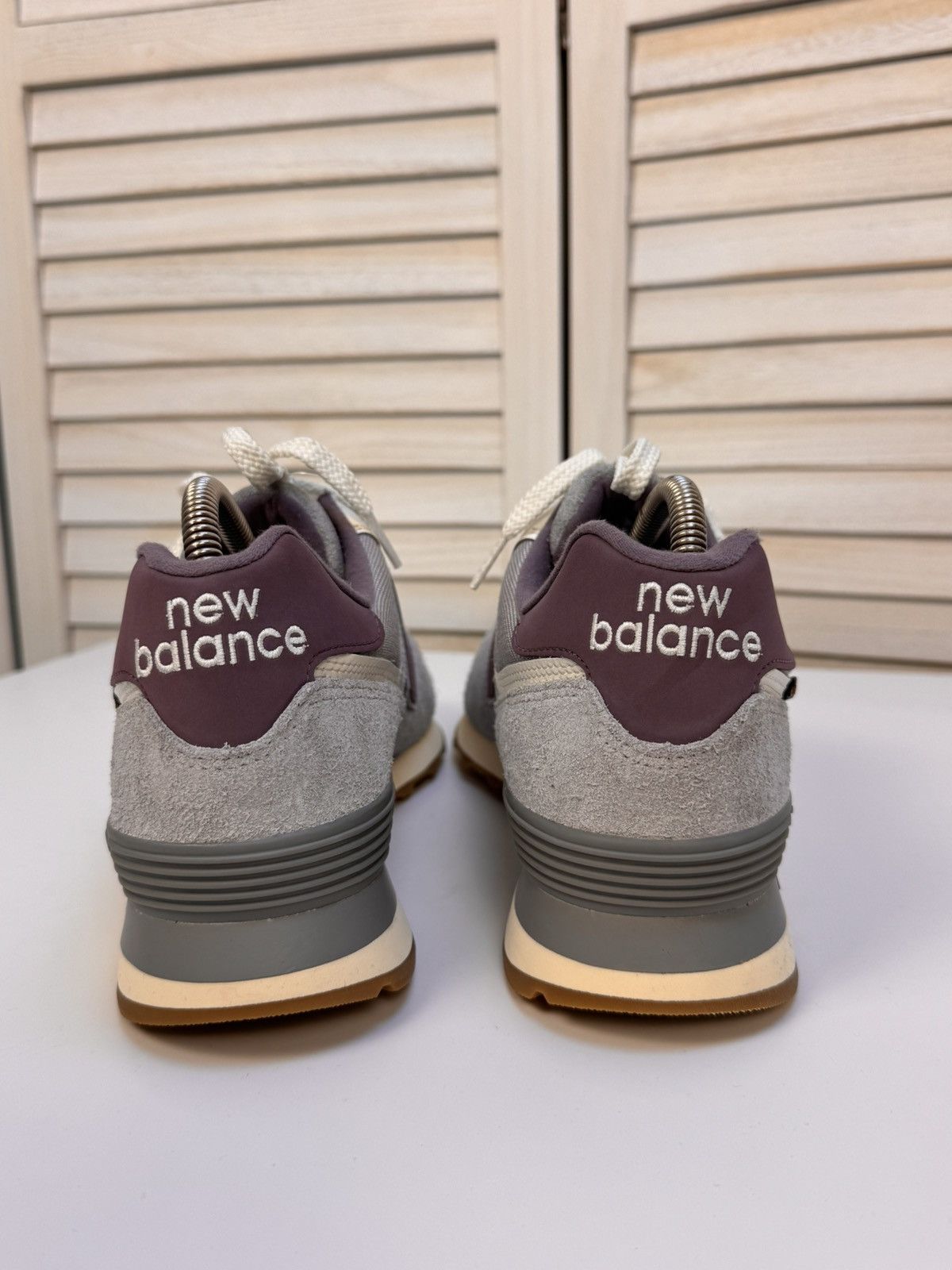 New Balance New Balance 574 Sneakers Grey / Purple (U574YGD) Men's Size US 10 / EU 43 - 6 Thumbnail