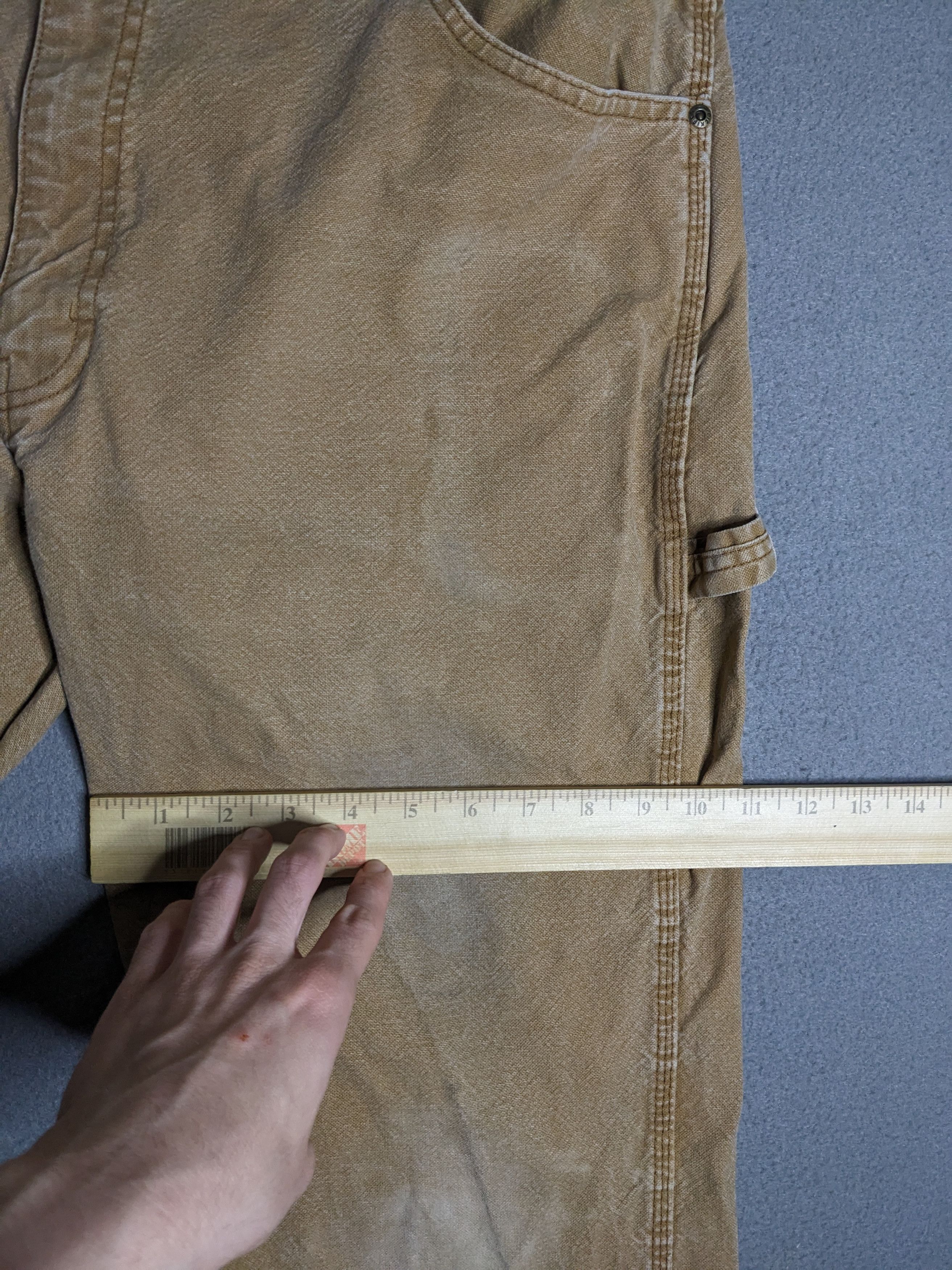 Dickies Dickies Carpenter Pants 38x30 Canvas Beige Distressed Faded Size US 38 / EU 54 - 15 Thumbnail