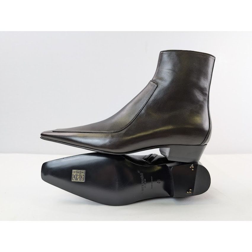Saint Laurent Paris o1rshd1 Nappa Giannutri Paolo 30 Boots in Eagle Brown Size US 8 / EU 41 - 2 Thumbnail