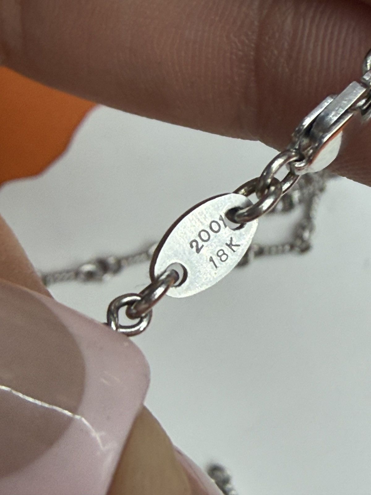Chrome Hearts Chrome Hearts 18K White Gold Twist Chain Necklace Size ONE SIZE - 10 Thumbnail