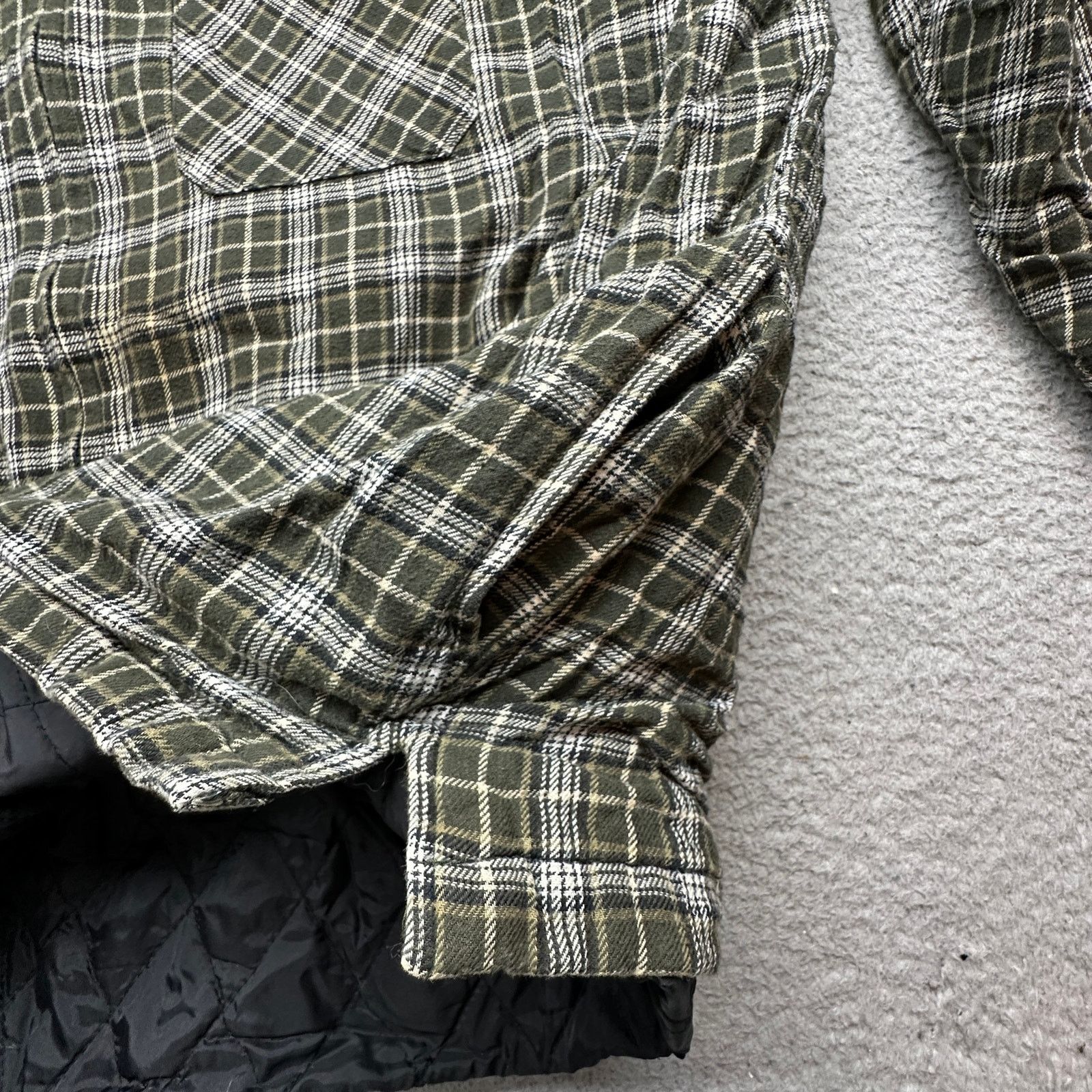 Wrangler Wrangler Riggs Workwear Quilt Lined Zip Flannel Jacket 2XL Size US XXL / EU 58 / 5 - 9 Thumbnail