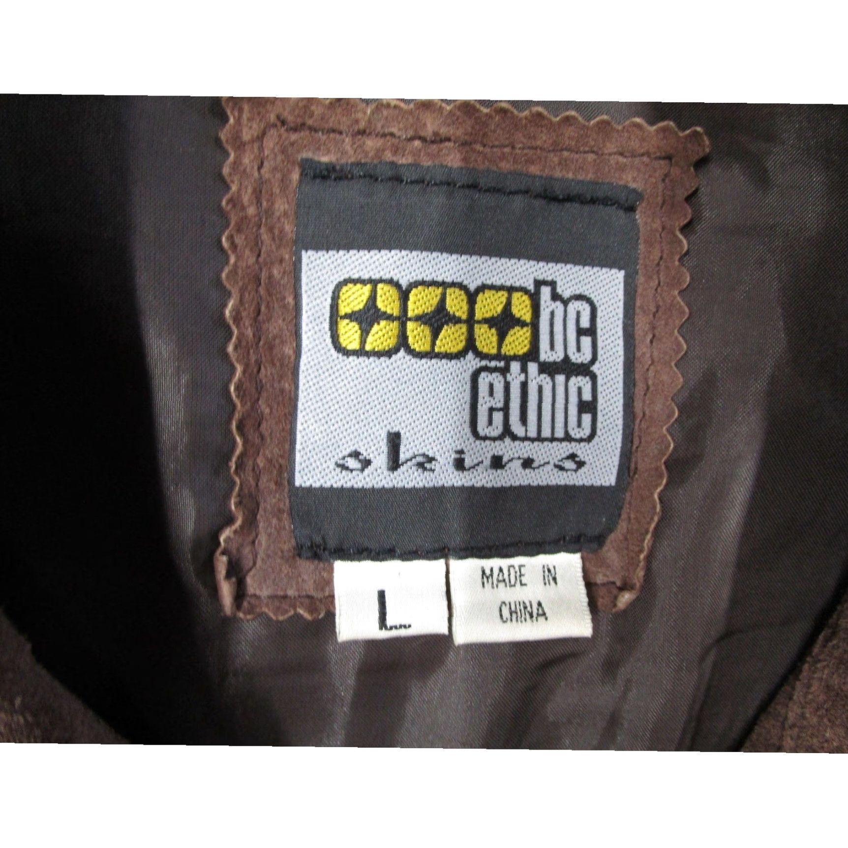 Vintage VINTAGE BC Ethic Skins Mens Brown Suede Leather Button Front Shirt Jacket Large Y2K Size US L / EU 52-54 / 3 - 3 Thumbnail