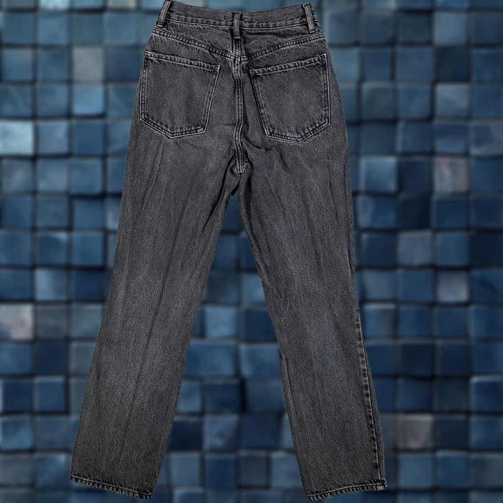 Pacsun Pacsun Jeans Womens 25 Gray Dad jean Baggy Straight Leg Distressed Button Fly Size 42" / US 20 - 1 Thumbnail