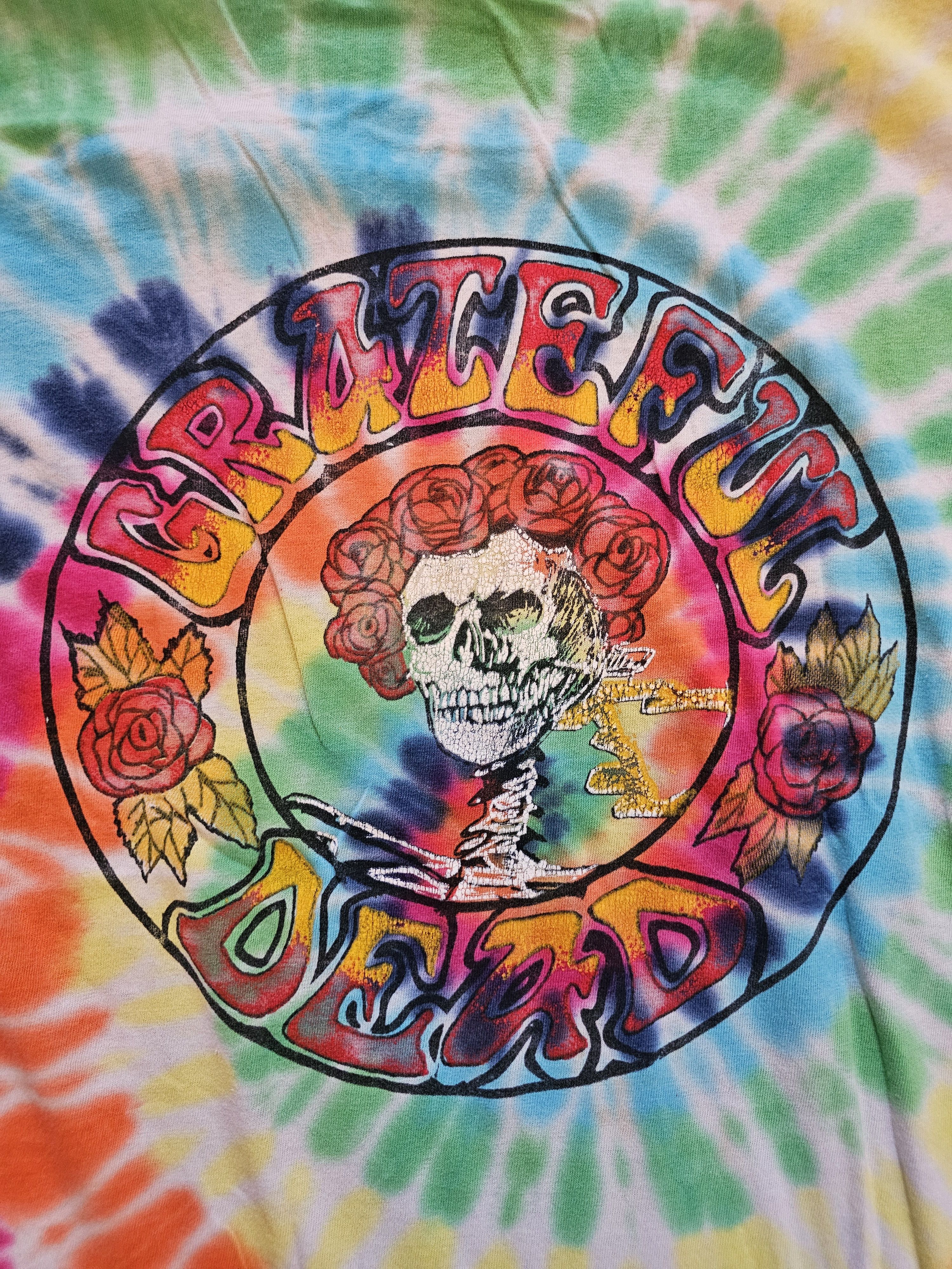 Grateful Dead 1970s Grateful Dead Double Sided Tee Sz L Size US L / EU 52-54 / 3 - 4 Thumbnail