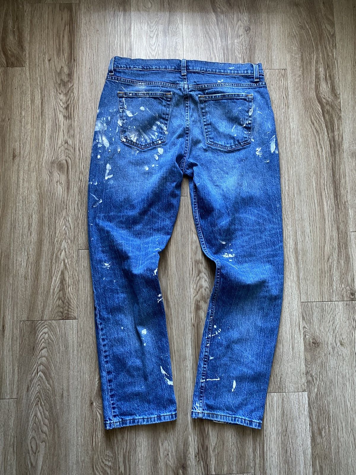Vintage Vintage Y2K All Over Paint Denim Jeans Helmut Lang Style Size US 32 / EU 48 - 2 Thumbnail