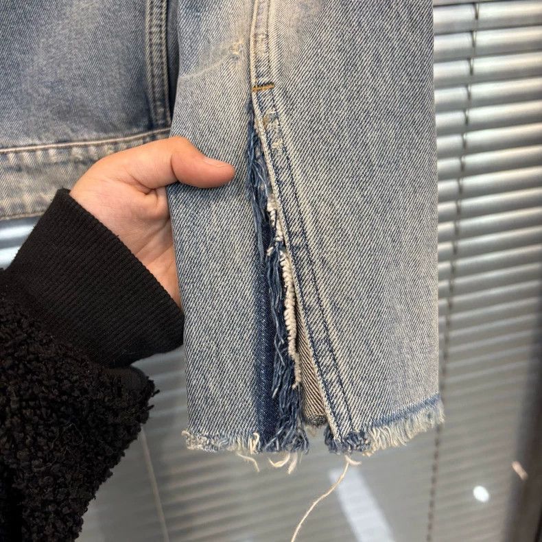 Yves Saint Laurent Yves Saint Laurent YSL Vintage Buffalo Denim Jacket Size X Size US XS / EU 42 / 0 - 4 Thumbnail
