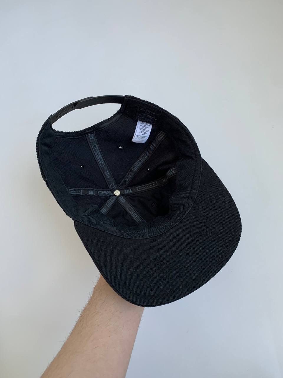 Nike × Vintage Vintage Nike Cap Velvet Corduroy Swoosh 90s Metal Logo Size ONE SIZE - 7 Thumbnail