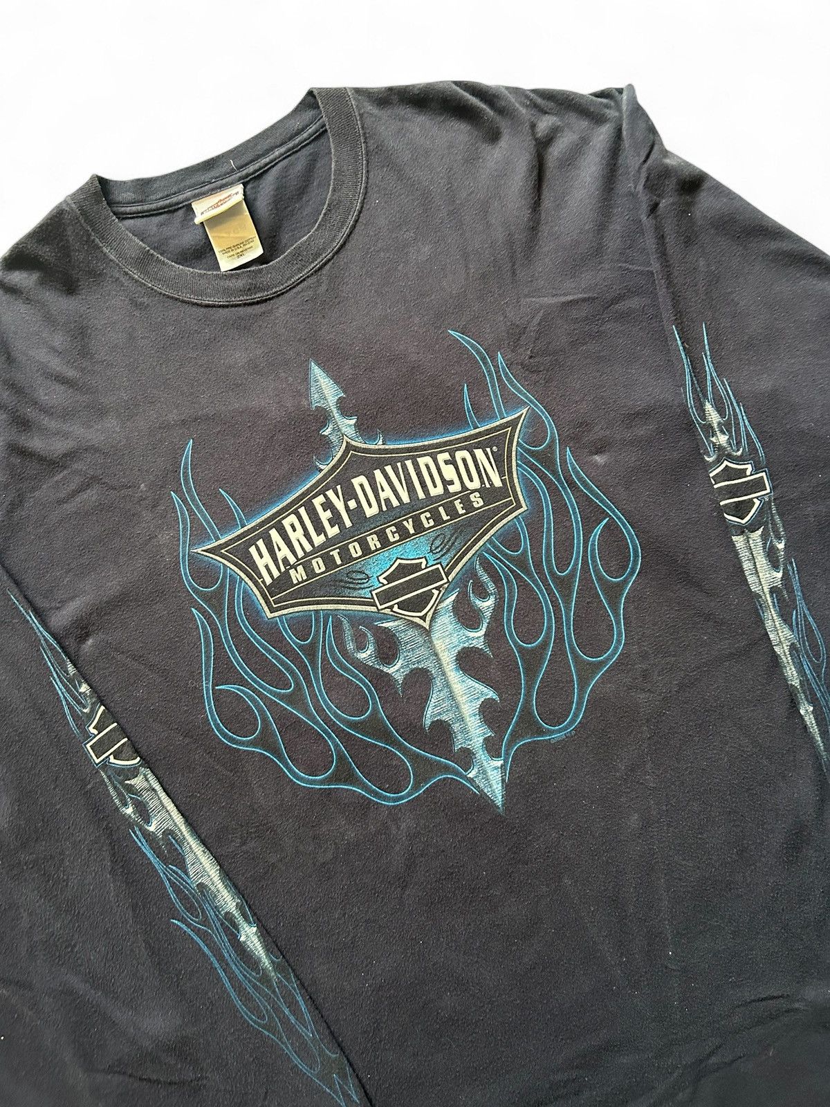 Harley Davidson Vintage Harley Davidson Long Sleeve Size US XXL / EU 58 / 5 - 4 Thumbnail