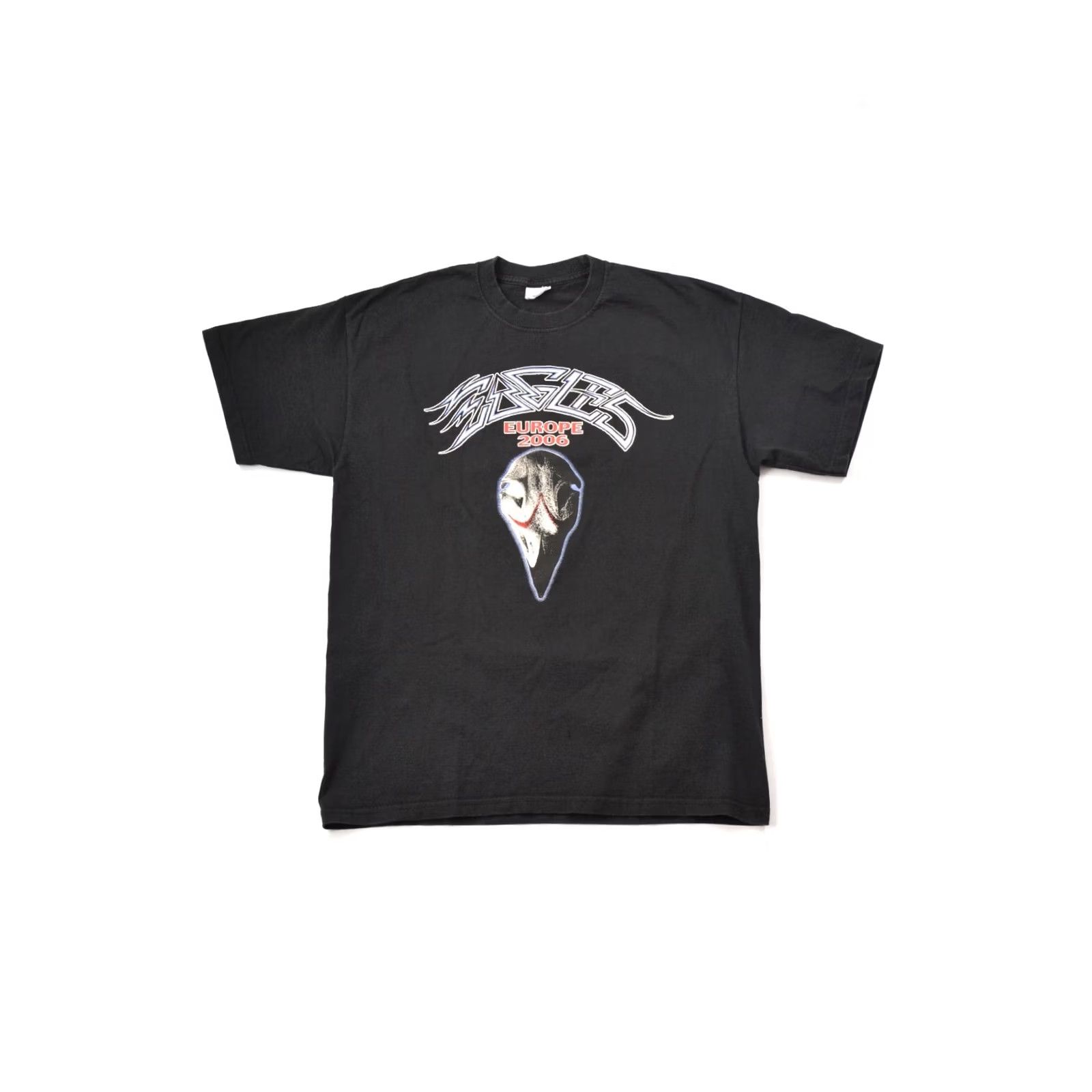 Fruit Of The Loom Fruit of the Loom Eagles 2006 Europe Tour Vintage T-Shirt Tee Size M Men Black Short Sleeve 100% cotton Size US M / EU 48-50 / 2 - 6 Thumbnail