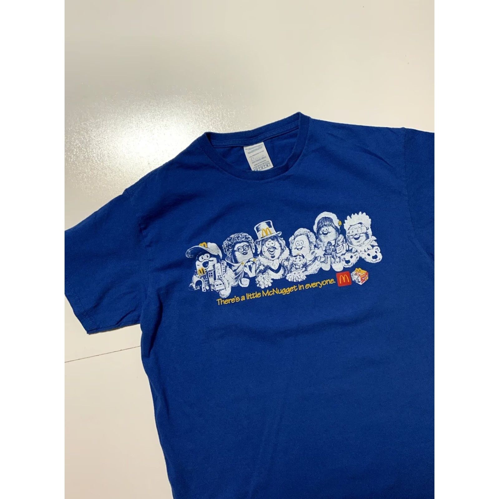Delta Kerwin Frost X McDonald’s McNugget Buddies Crew Collaboration S/S T-Shirt Sz. M Men Blue Delta Regular Size M Shirt Size US M / EU 48-50 / 2 - 3 Thumbnail