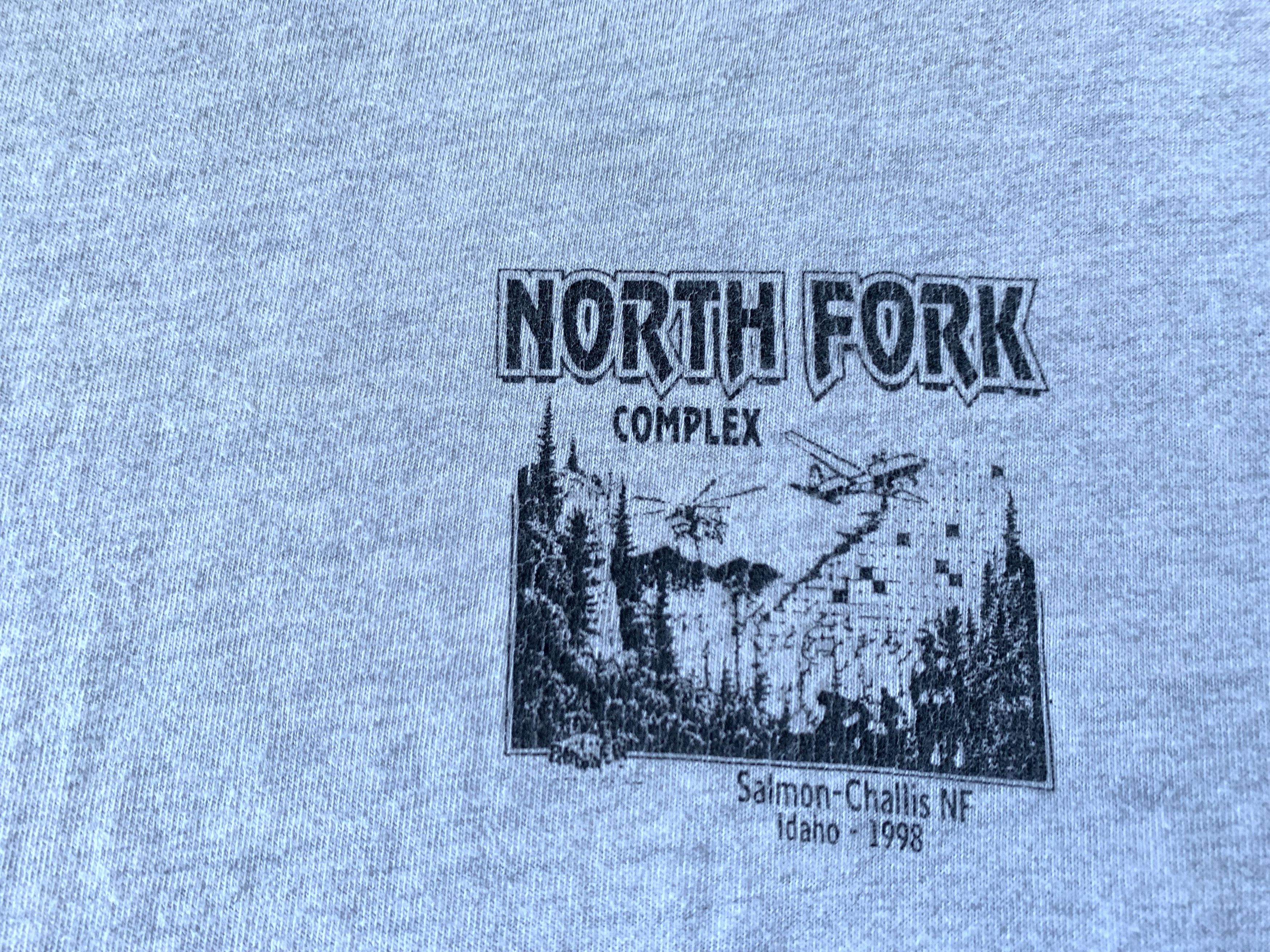 Hanes × Vintage North fork Complex Salmon-Chailis NF Vintage T-Shirt Size US XL / EU 56 / 4 - 5 Thumbnail